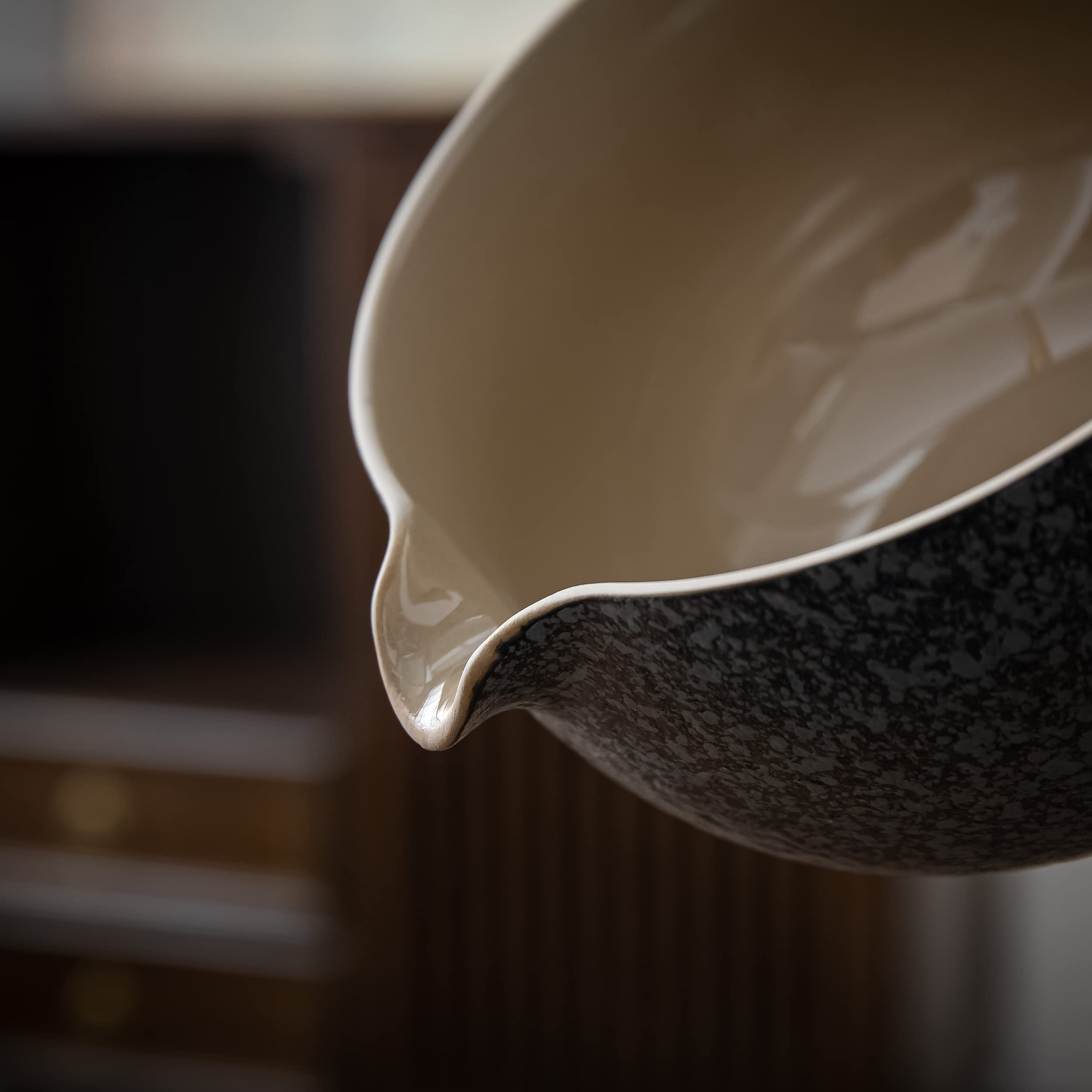 Teanagoo Matcha Set Matcha Whisk Matcha Bowl With Pouring Spout Scoop Matcha Whisk Holder Tea Making Kit. 1 Japanese Tea Set (7P