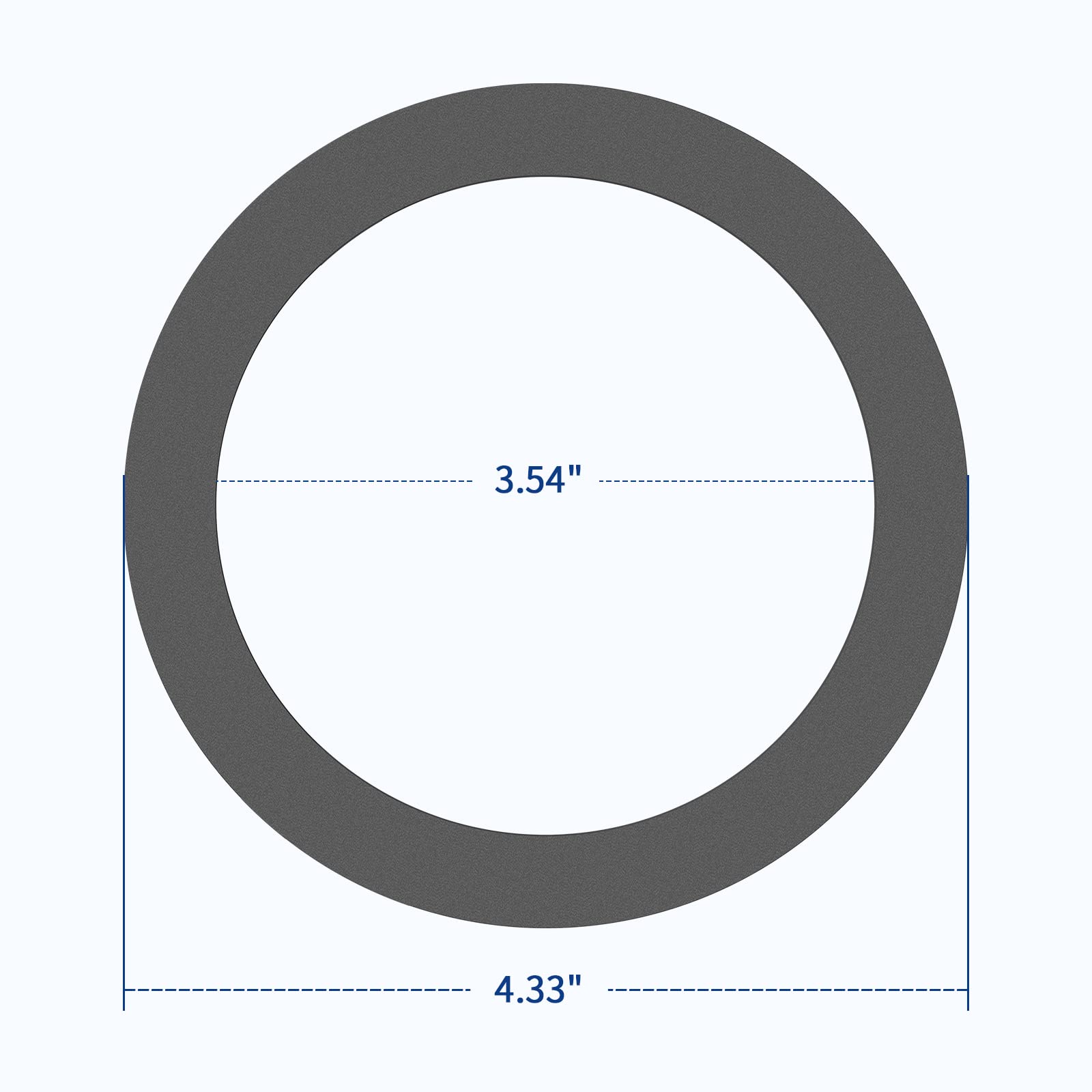 Kone Sink Strainer Gasket Seal Rings  4 Pack Washers & Lock Nut Fit 3-1/2 Inch Kitchen Sink Drains  No Plumber's Putty Required