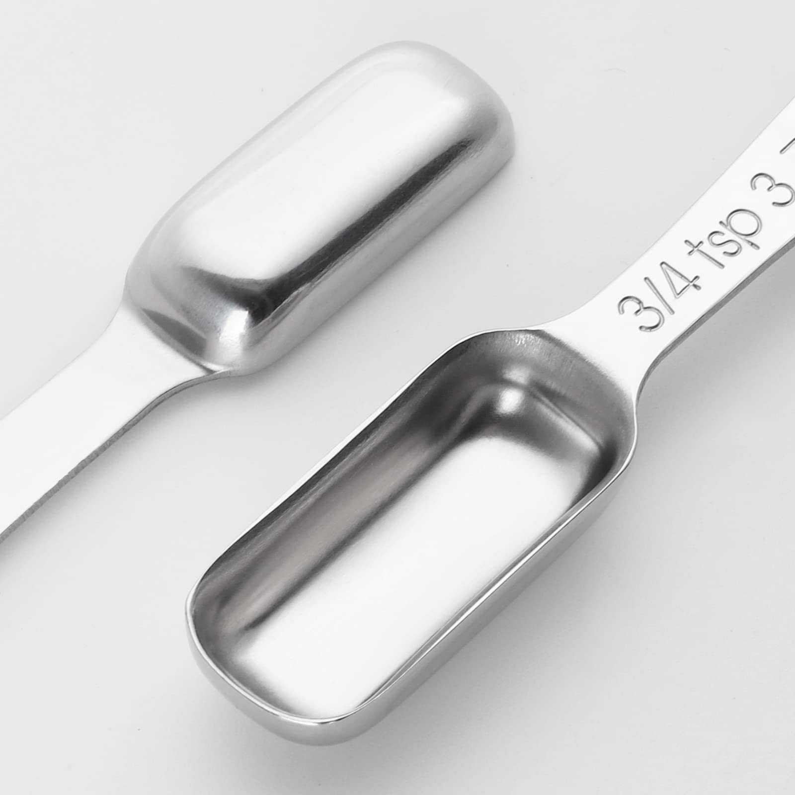 Measuring Spoons Set Of 7 Stainless Steel Metal Measuring Spoons Heavy Duty Tablespoon For Measuring Dry And Liquid Ingredients