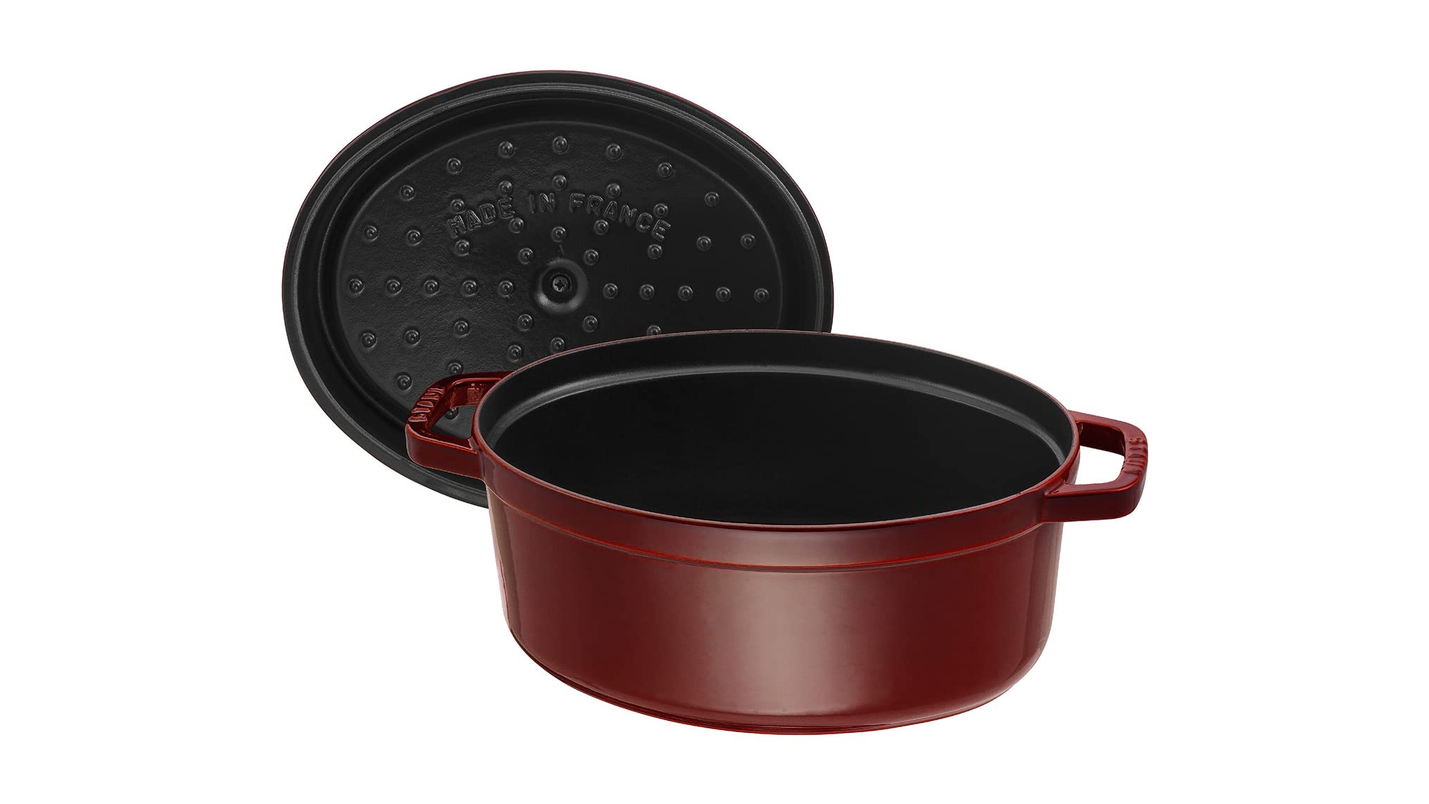 STAUB French Oven - Oval Cast Iron - 5.4L - Ø 31 cm - Grenadine - Model 1003992