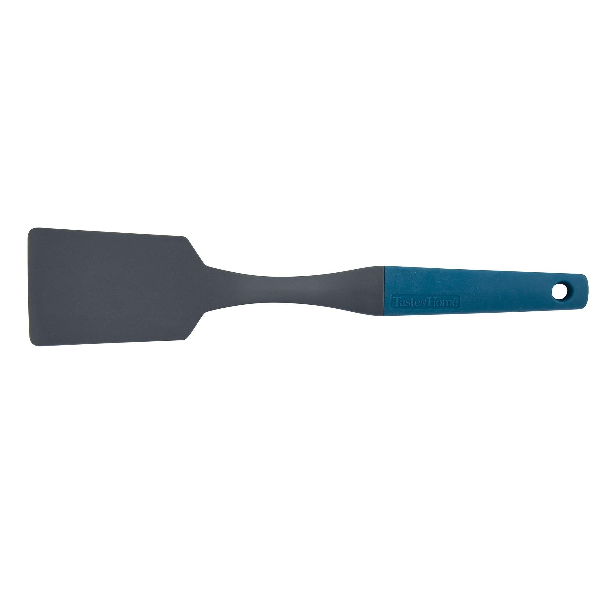 Taste of Home Essential 4 Piece Nylon Kitchen Utensil Set for Nonstick Cookware in Sea Green and Ash Gray