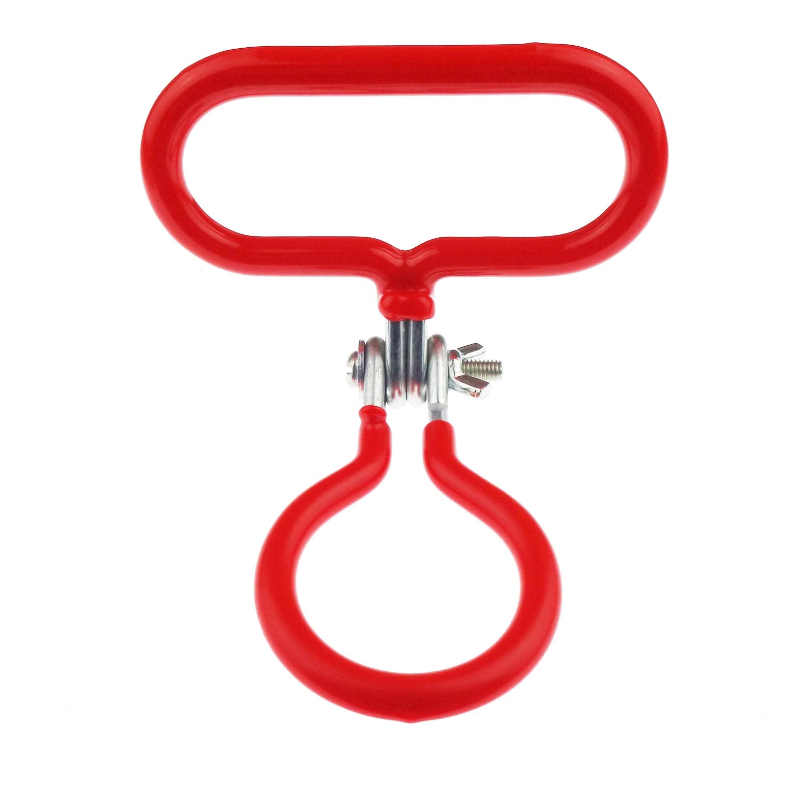 Zelerdo 2 Pack Carboy Handle For Smooth Neck 3 Gallon 5 Gallon 6 Gallon 6.5 Gallon Glass Carboys (Red)