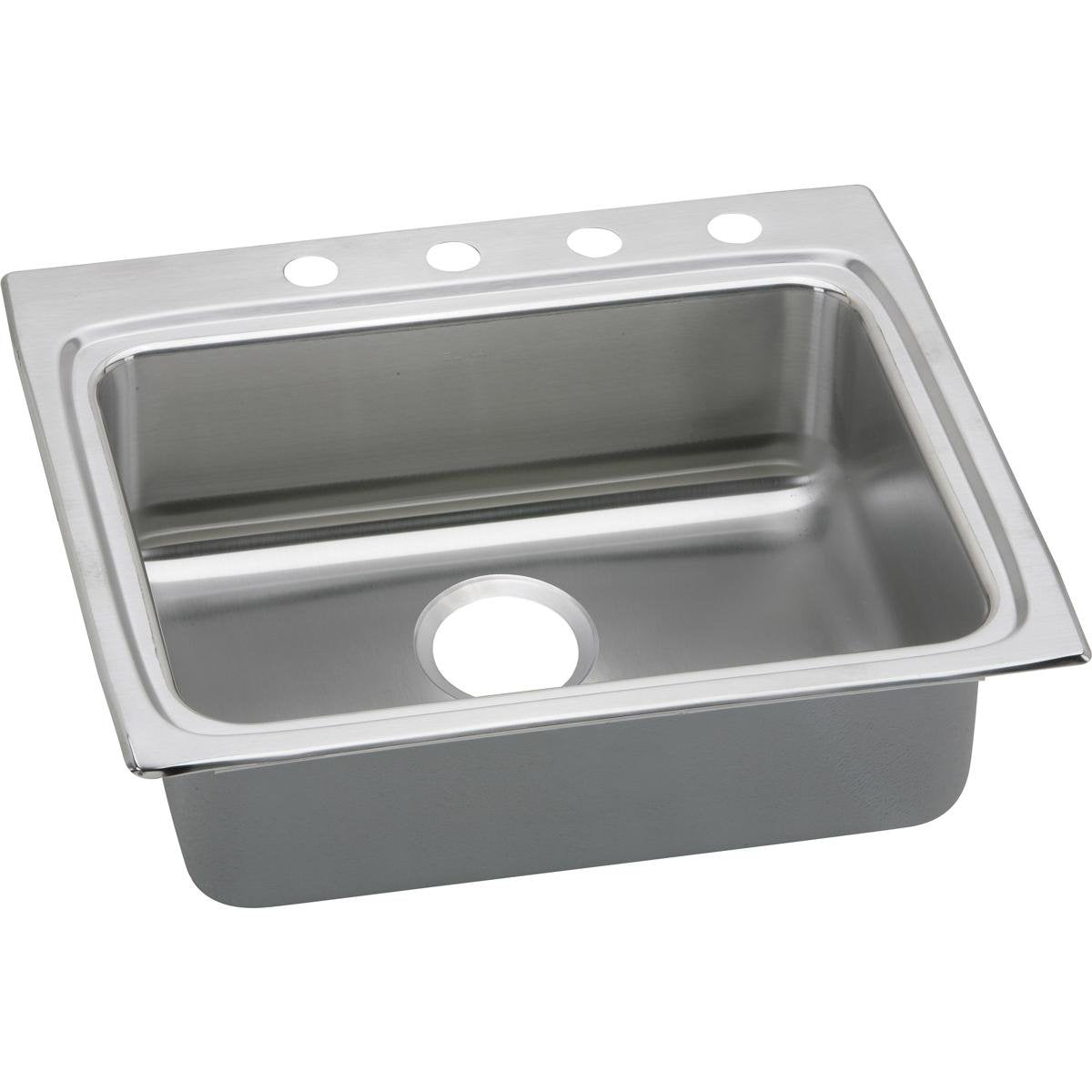 Elkay Lustertone Classic Stainless Steel 25'' x 22'' x 5-1/2''  Single Bowl Drop-in ADA Sink