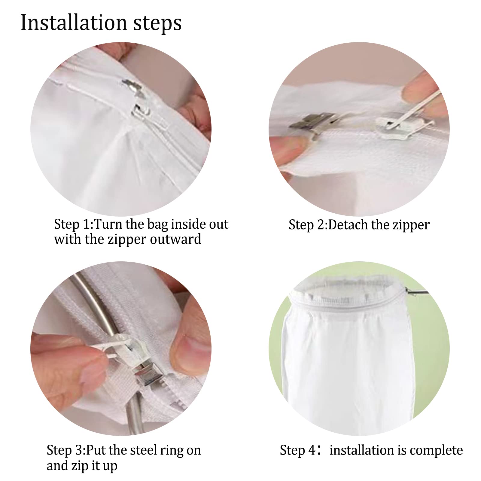 2 Pc Reusable Nut Milk Bags Cheese Cloths For Straining, Ultra Extra Fine Mesh Jelly Juice Honey Food Sieve Strainer For Juicing