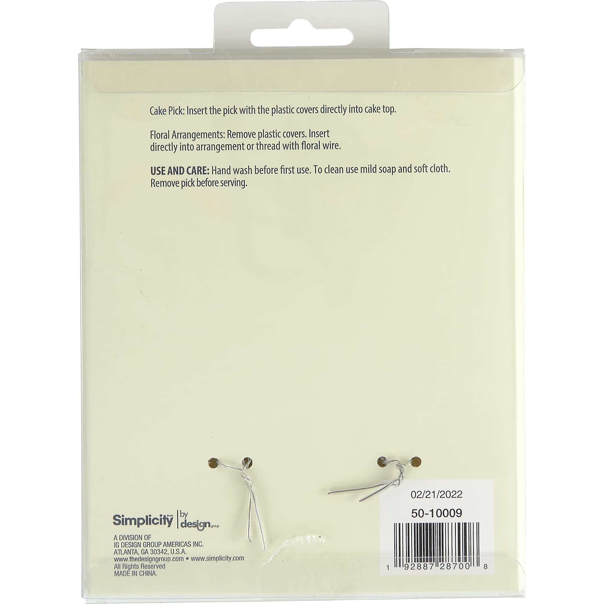 Simplicity Decorative 25Th Anniversary Cake Topper, 4'' X 2.75'', Silver
