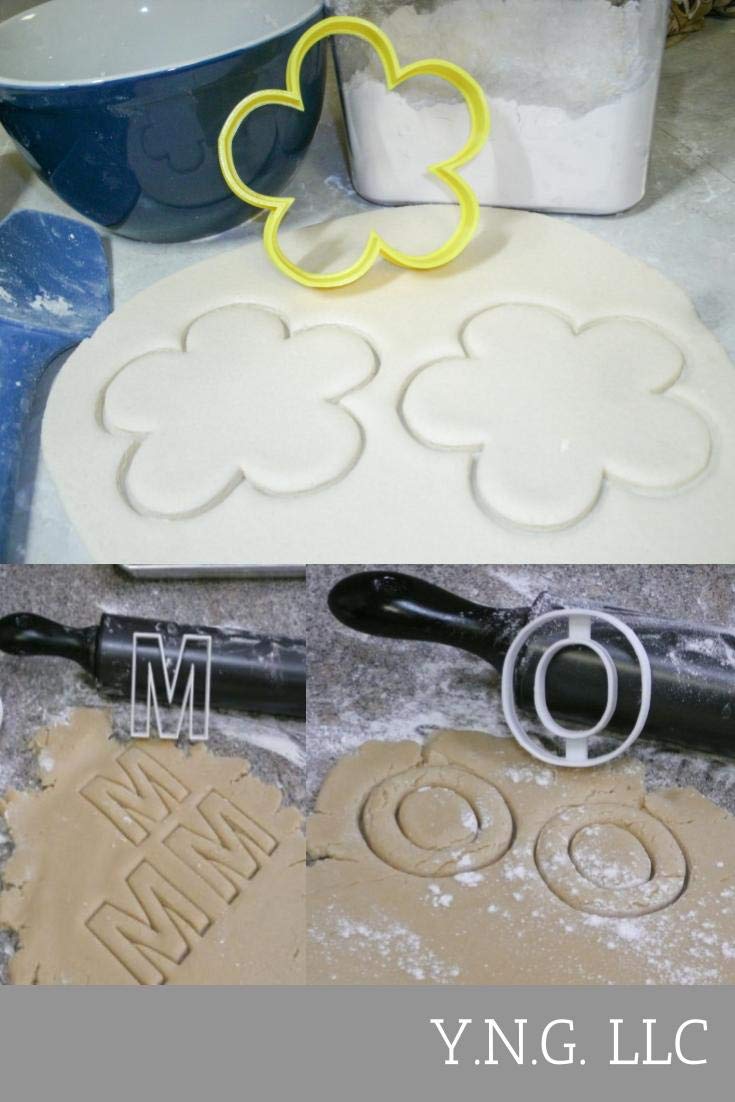Happy Mothers Day Letters M O M Flower Mama Mommy Set Of 3 Cookie Cutters Made In Usa Pr1226