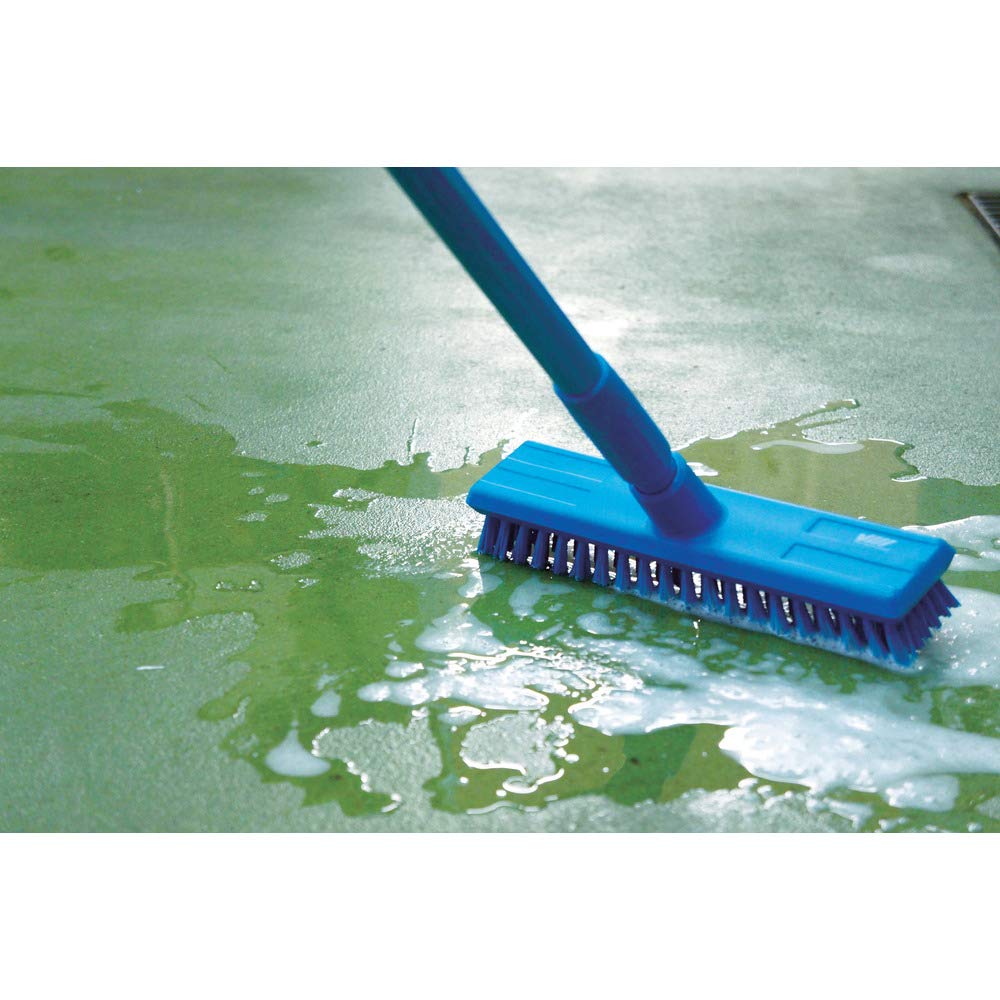 Vikan, Red Deck Scrub,Medium,11'',Pp/Pbt, 7043