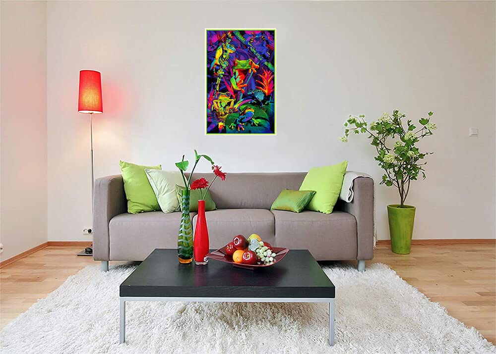 Studio B Tree Frogs - Non-Flocked Blacklight Poster 24 X 36 24 X 36 Paper