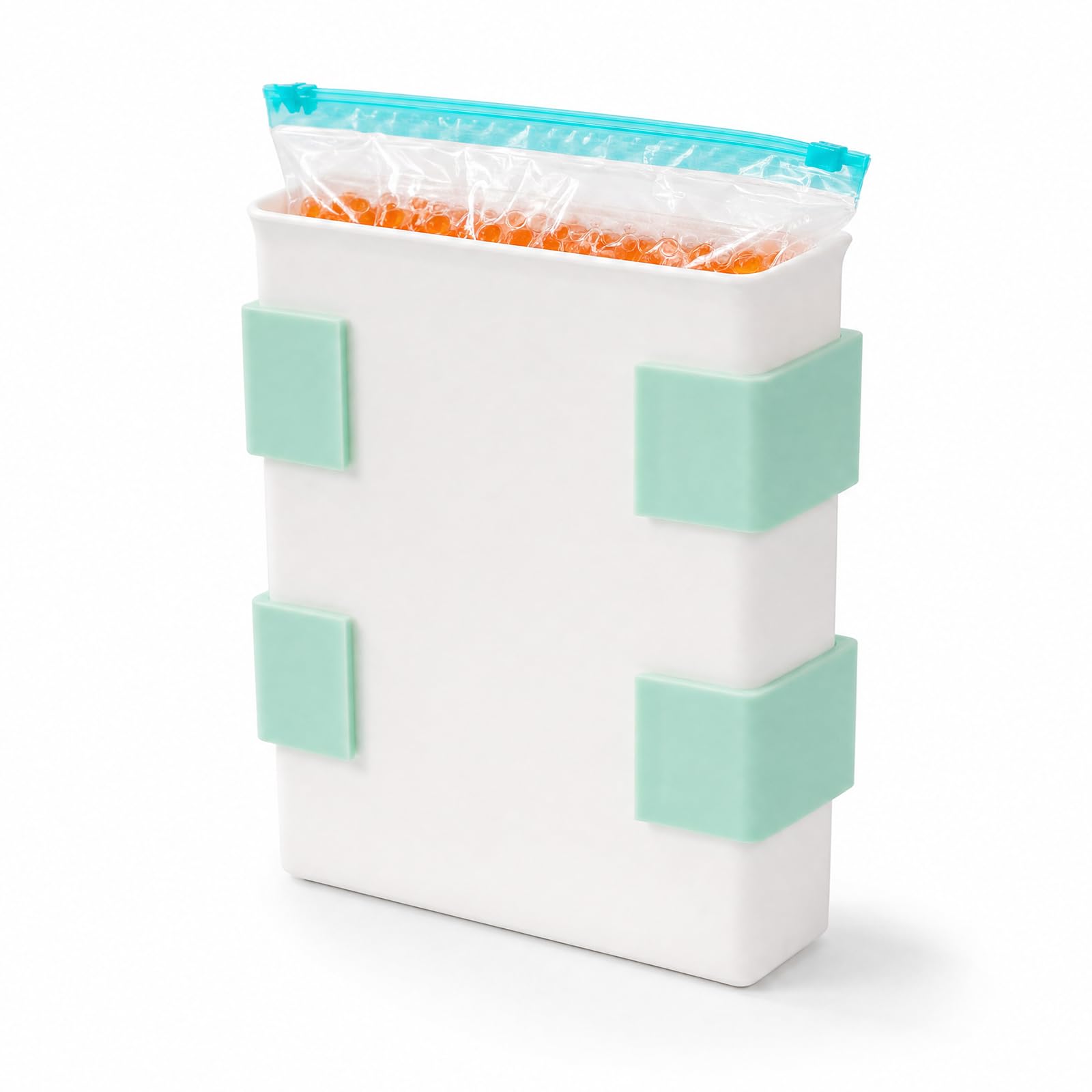 Freezer Food Maker,Fits Gallon Bags, Soup Cubes Storage Bag Holder 6 cup