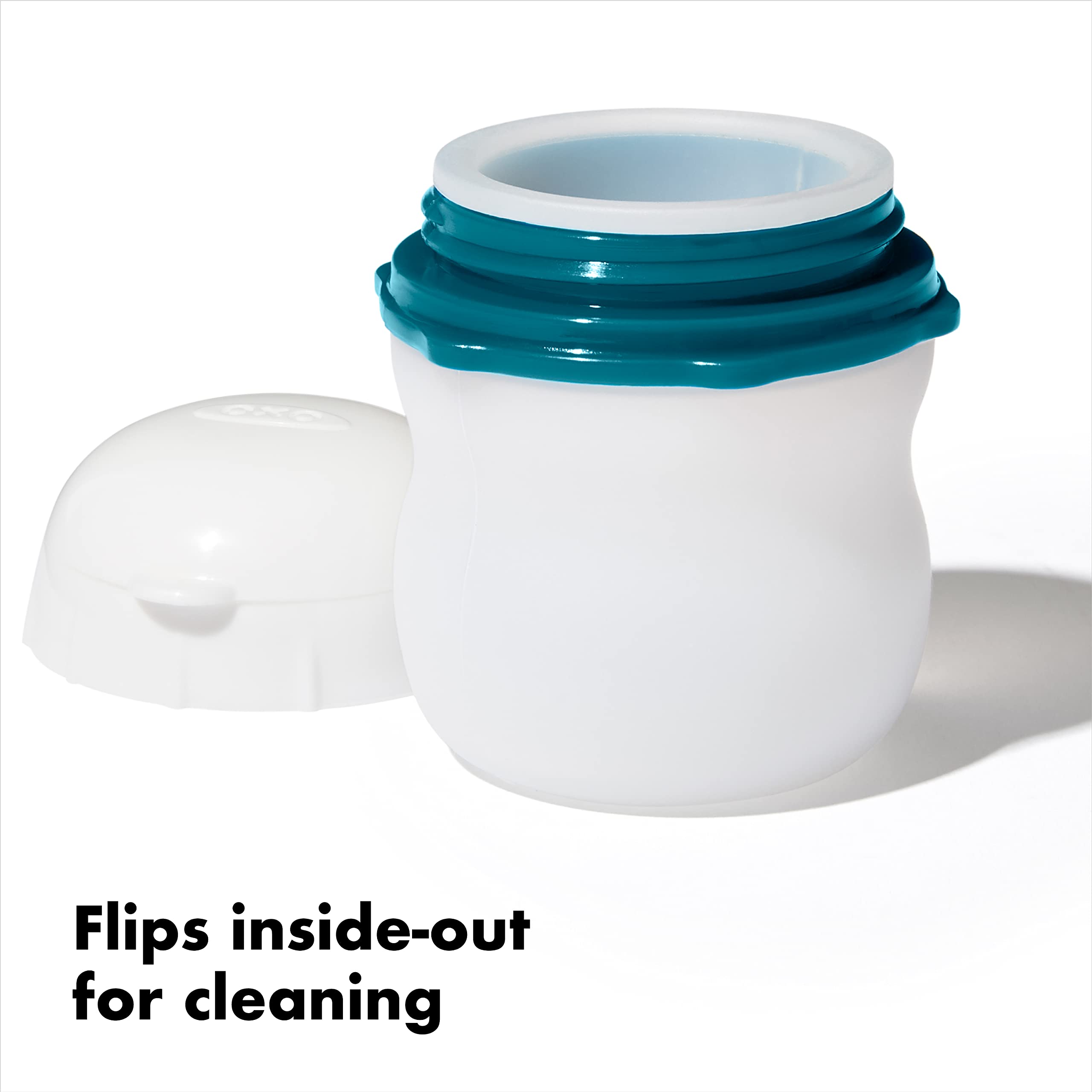 Oxo Good Grips Prep & Go Leakproof Silicone Squeeze Bottle - 2 Pack, White