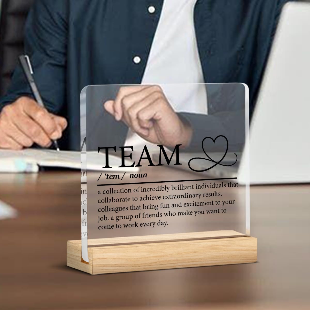 Team Appreciation Gifts for Coworkers Employees, Office Gifts for Women Men Staff Work Bestie Teachers Coaches, Teamwork Desk De