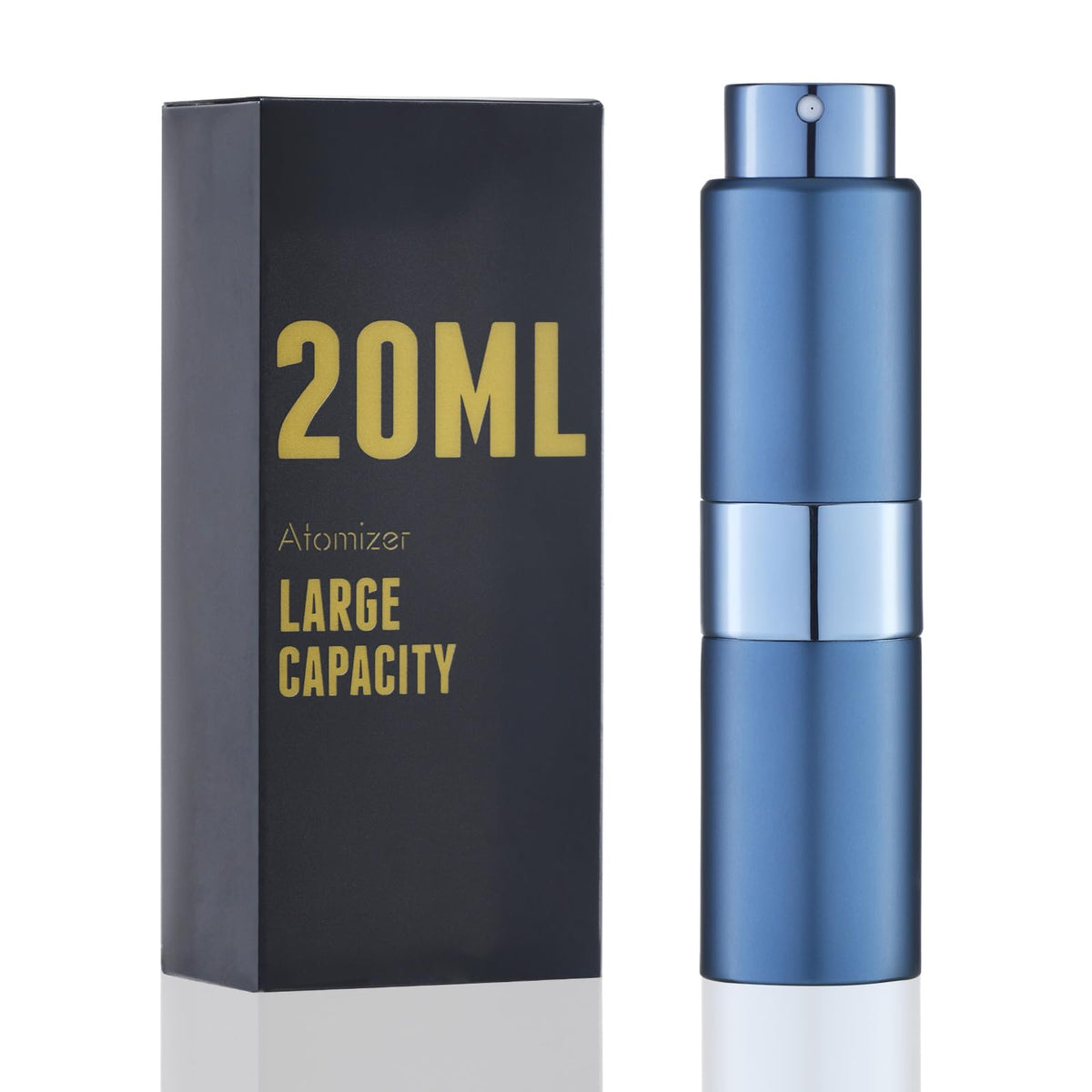 Owlyee 20Ml Perfume Atomizer, Travel Cologne Spray Bottle, Mini Empty Sprayer Dispenser (Blue, 1Pcs)