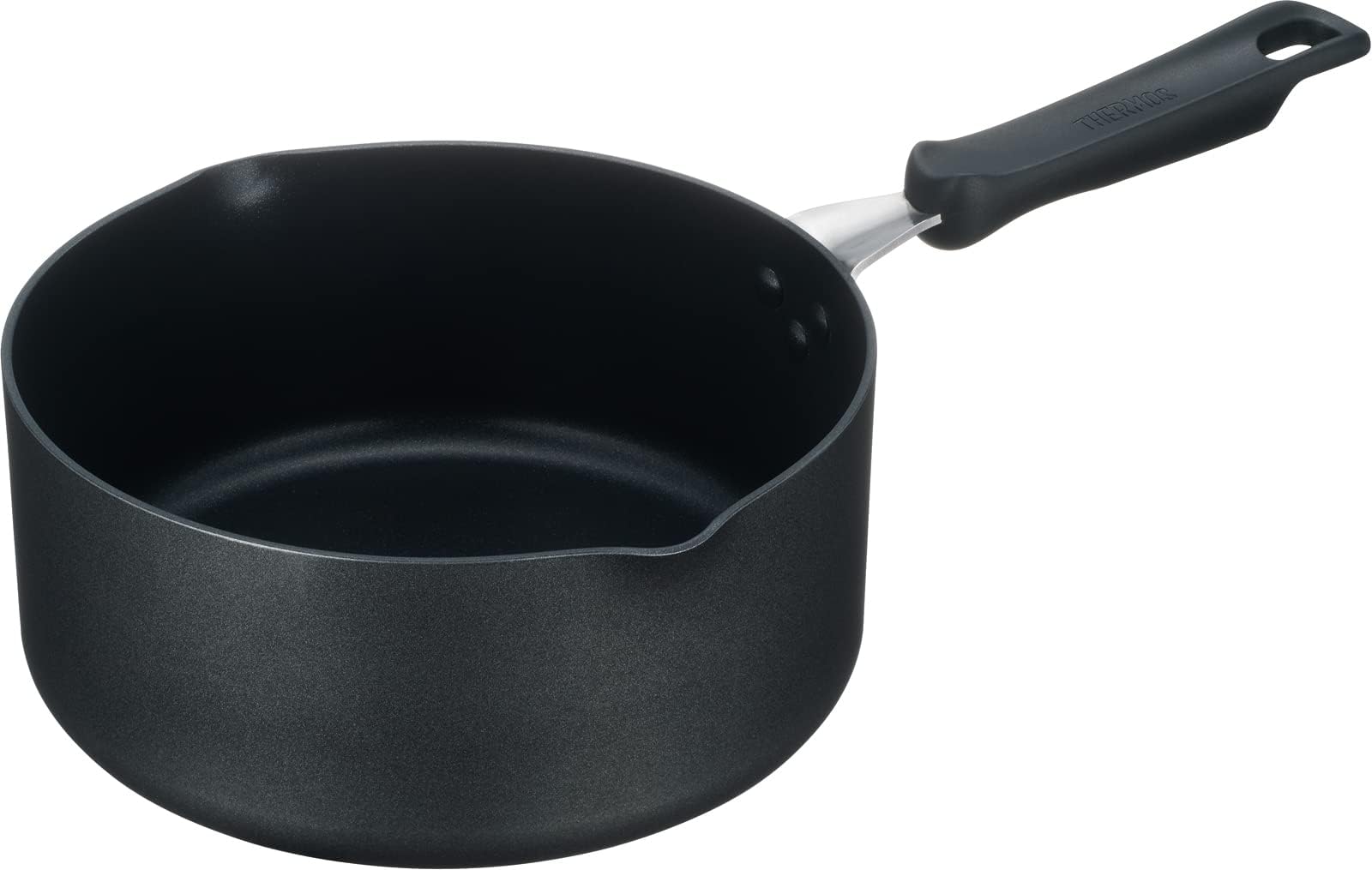 Thermos Durable Series KNB020S GY Single Handled Cookpan, 7.9 inches (20 cm), Gray for Gas Fire