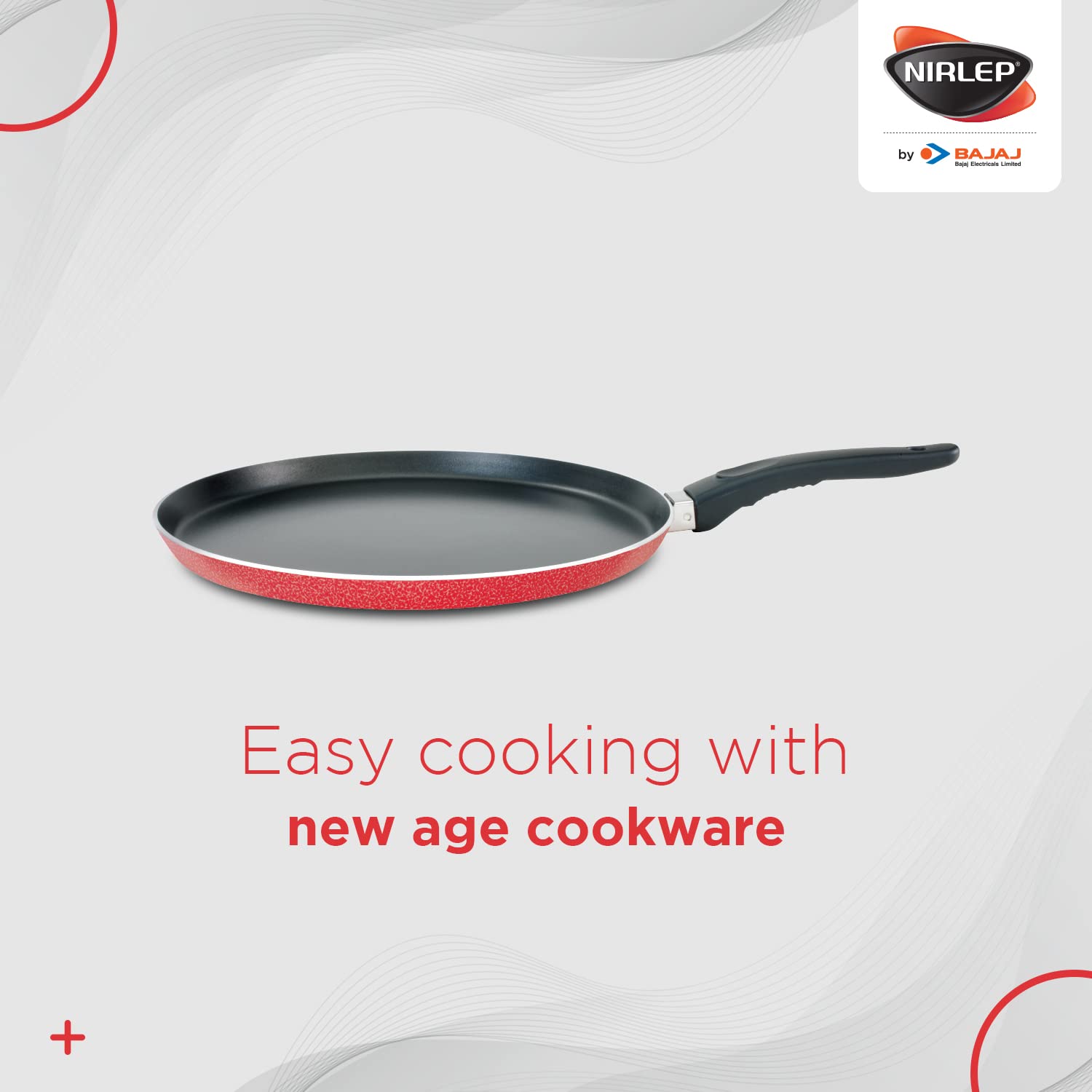 Nirlep Sakhi Flat Tawa, 260 Mm / Model-Sft 26 (Aluminum)