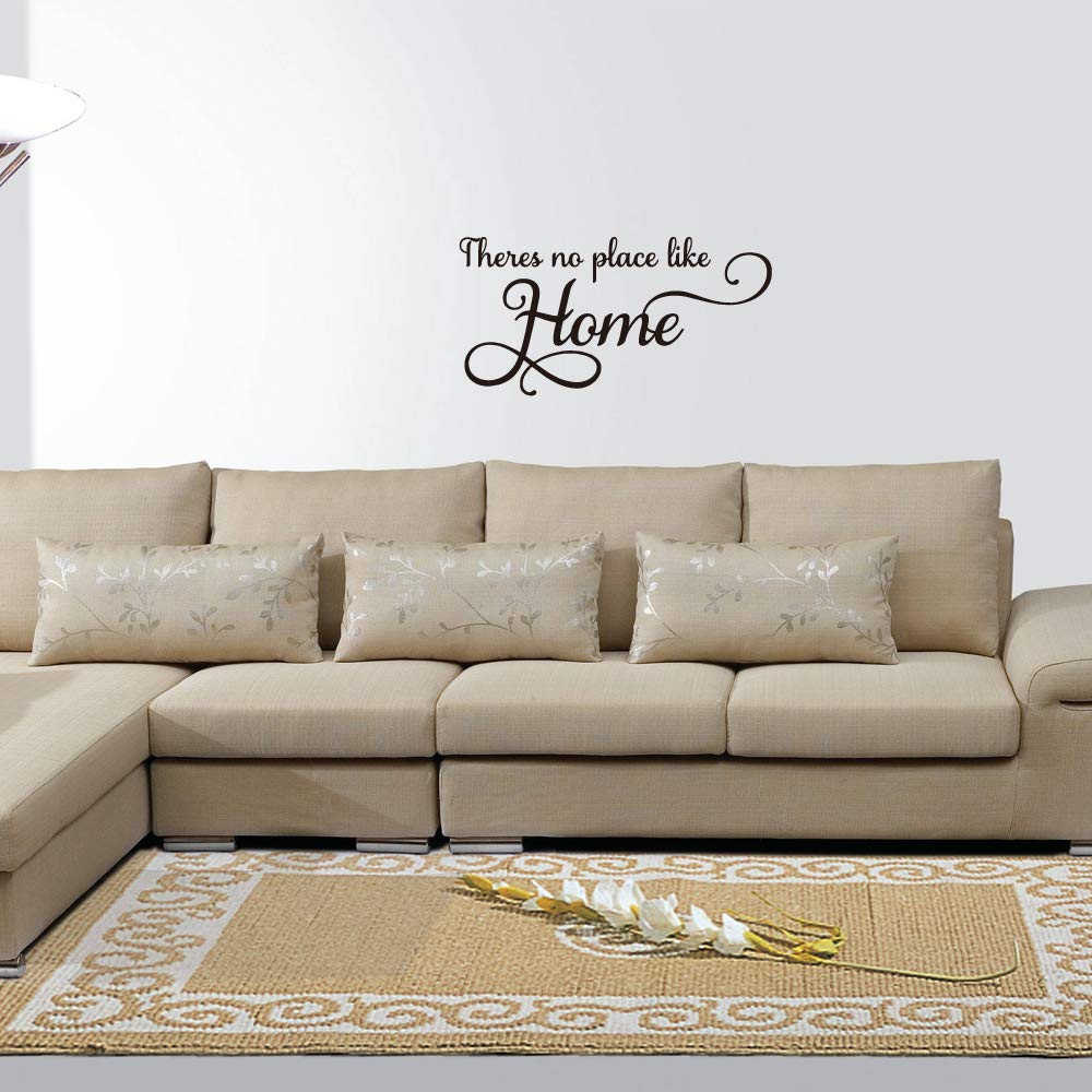 There'S No Place Like Home Vinyl Wall Decal Family Love Quotes Wall Sticker For Home Decor