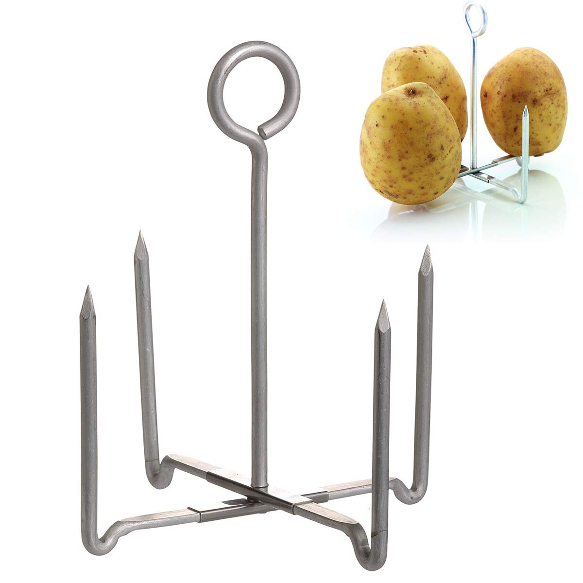 4 Pronged Potato Baking Stand (2Pcs Pack)