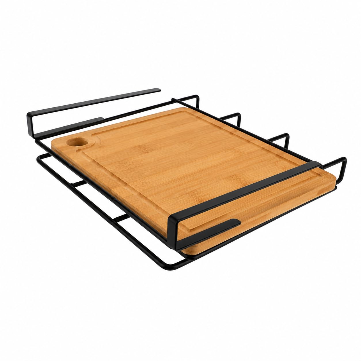 WAHEWUD Under Cabinet Cutting Board Holder for Cutting Board, No Drill