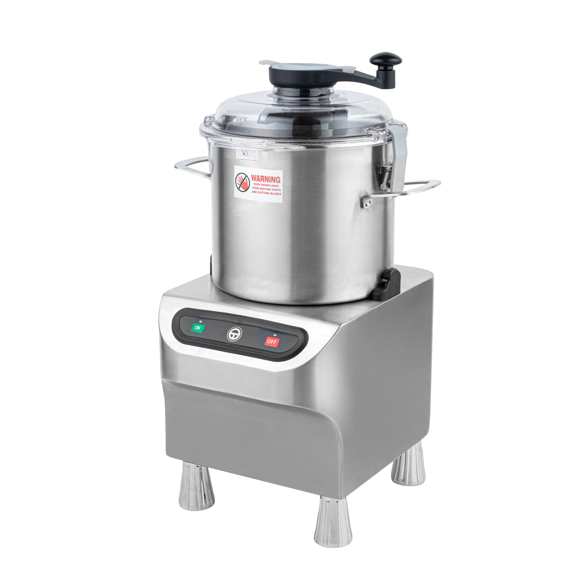 Restaurantware-Hi Tek 17.1 x 17.1 x 26.4 Food Processor, 1 Electric Food Chopper - Includes 8 Liter Single Speed Bowl Cutter, 1 