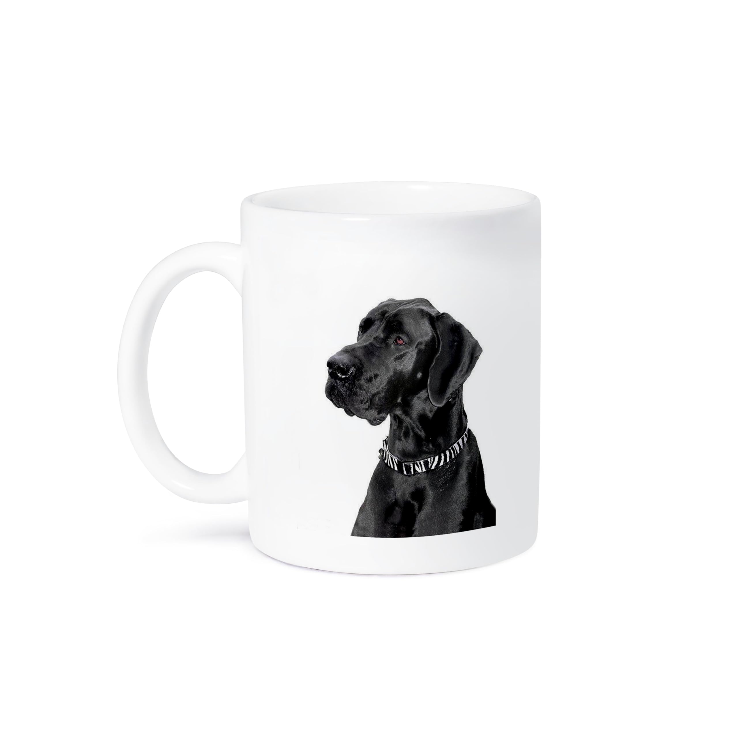 3dRose Black Great Dane Mug, 11-Ounce