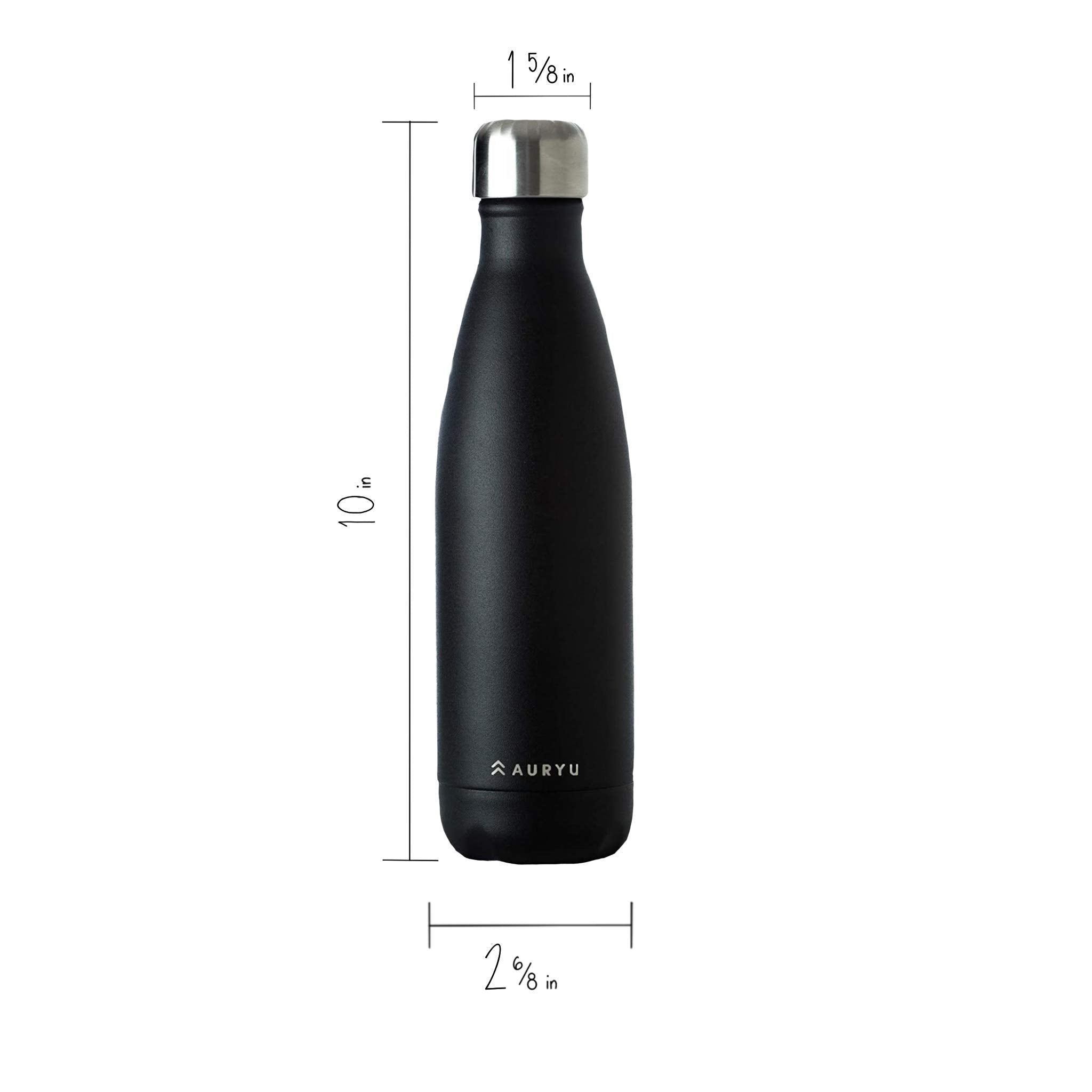 Auryu Make A Difference In The World, Buy Our Best In Class Insulated Water Bottle, Keeps Your Drinks Cold For Up To 24 Hours An