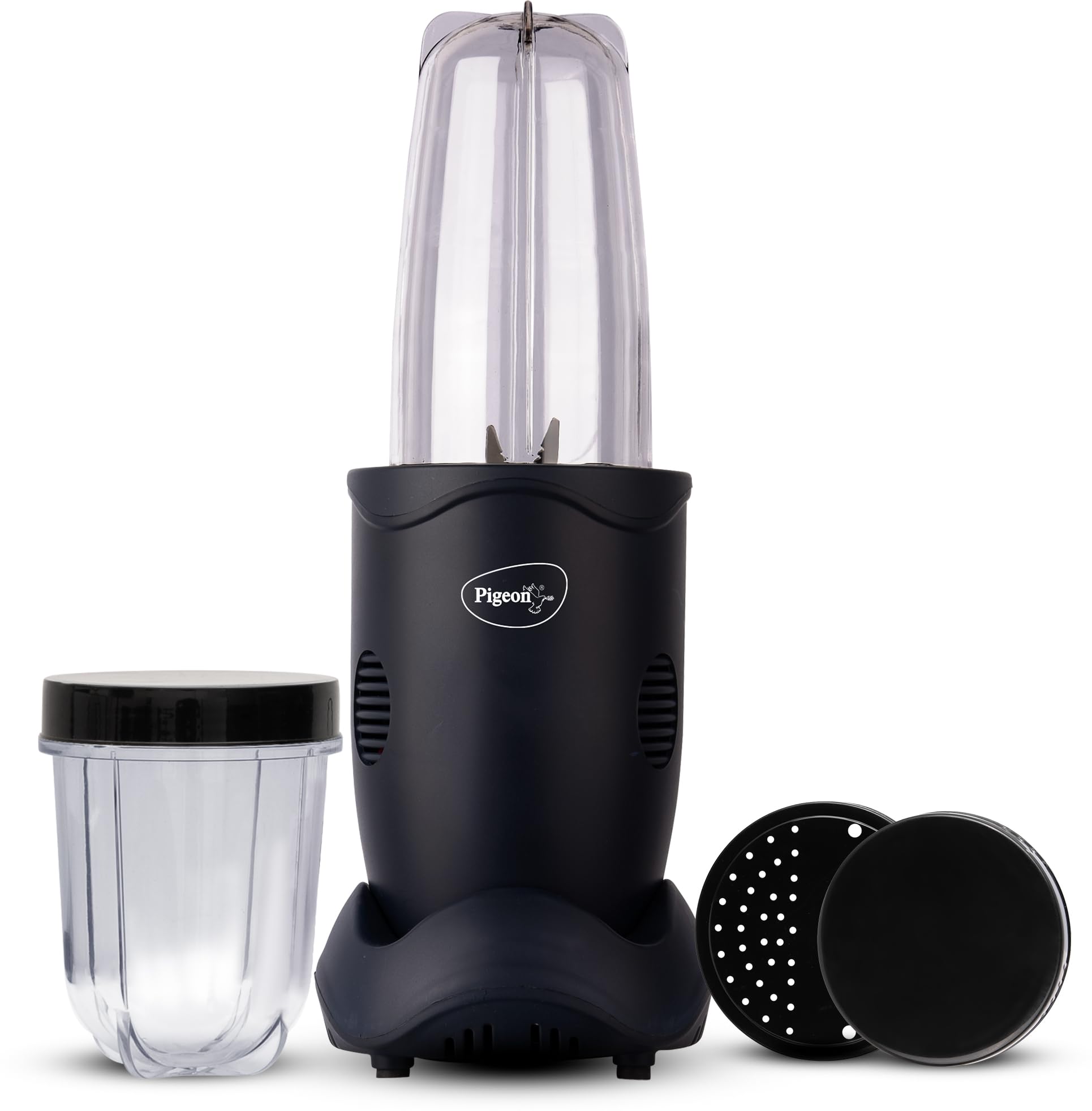 Pigeon By Stovekraft Stainless Steel Nutri Master | Mixer Grinder Juicer Blender Smoothie Maker All-In-1 Machine | 400 Watt | 2 
