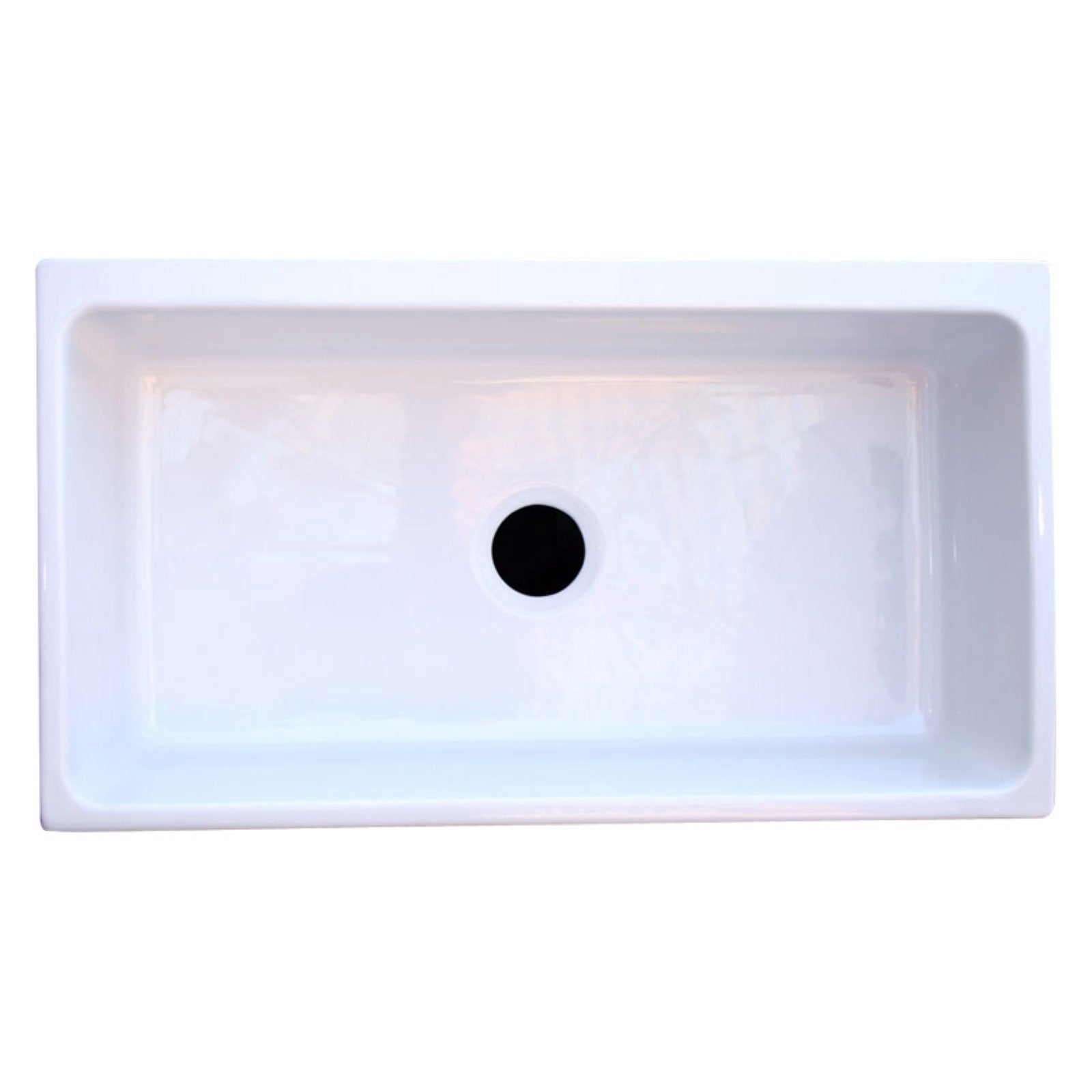 Whitehaus Collection Fireclay Quatro Alcove Sink Blue