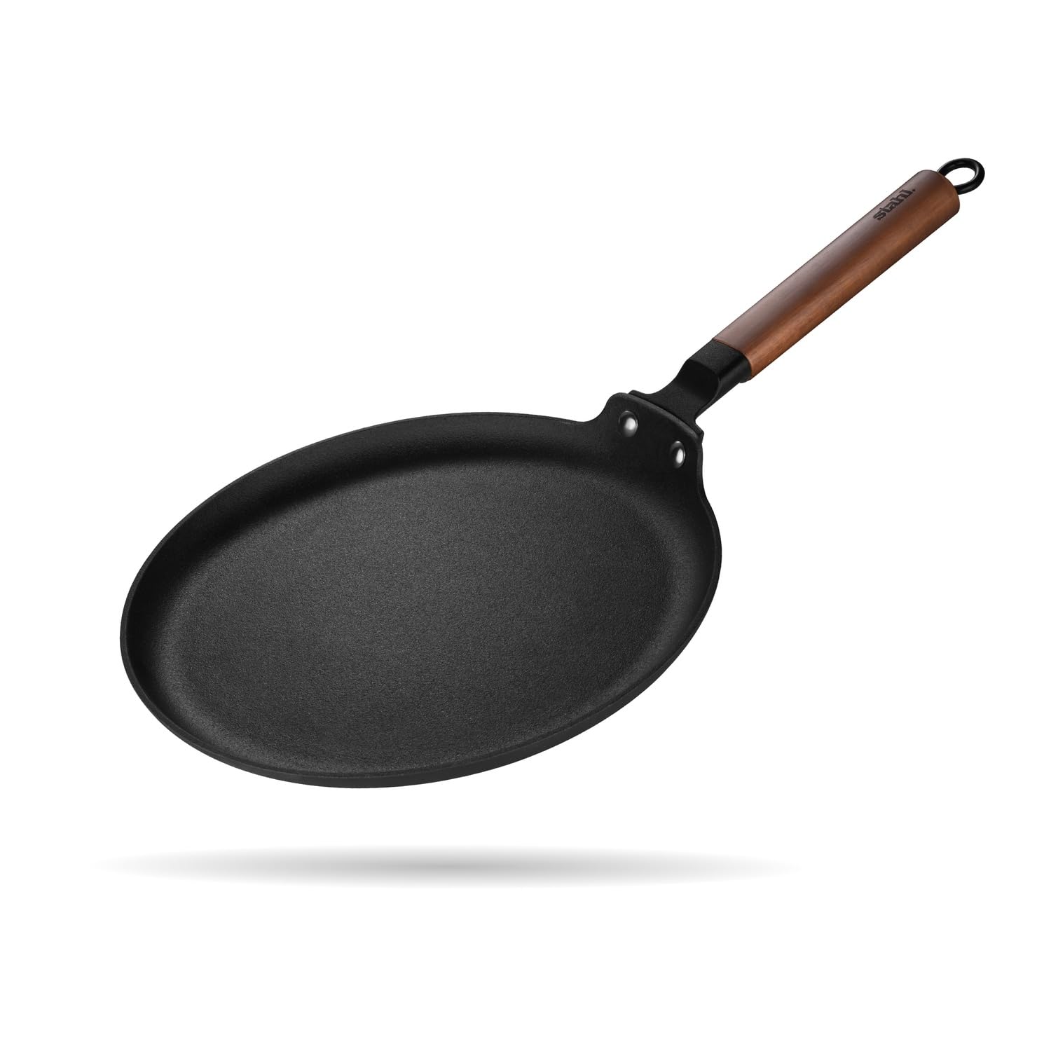 Stahl Blacksmith Signature 30Cm Dosa Tawa | Flat Cast Iron Pan For Dosas, Pancakes, Chilas, And More | Pre-Seasoned, Induction &