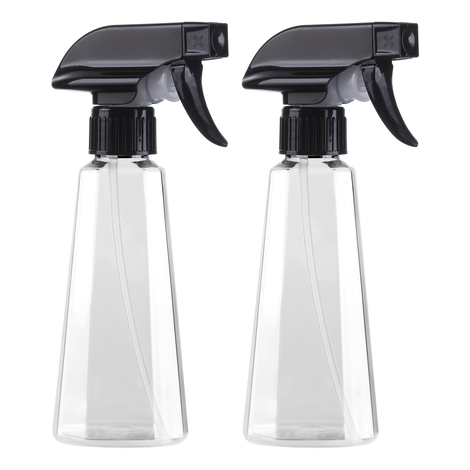 Plastic Spray Bottle 9.5 Oz - 2 Pack Empty Spray Bottle For Hair, Bpa Free Adjustable Mist/Stream For Plants, Cleaning, Pet
