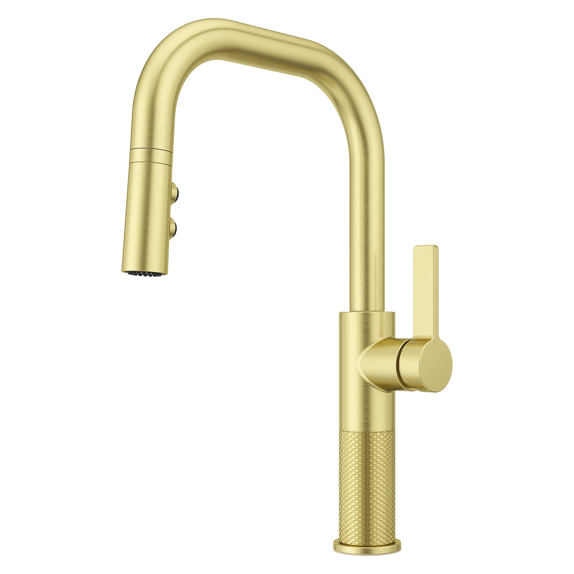 Montay 1-Handle Pull-Down Kitchen Faucet in Brushed Gold