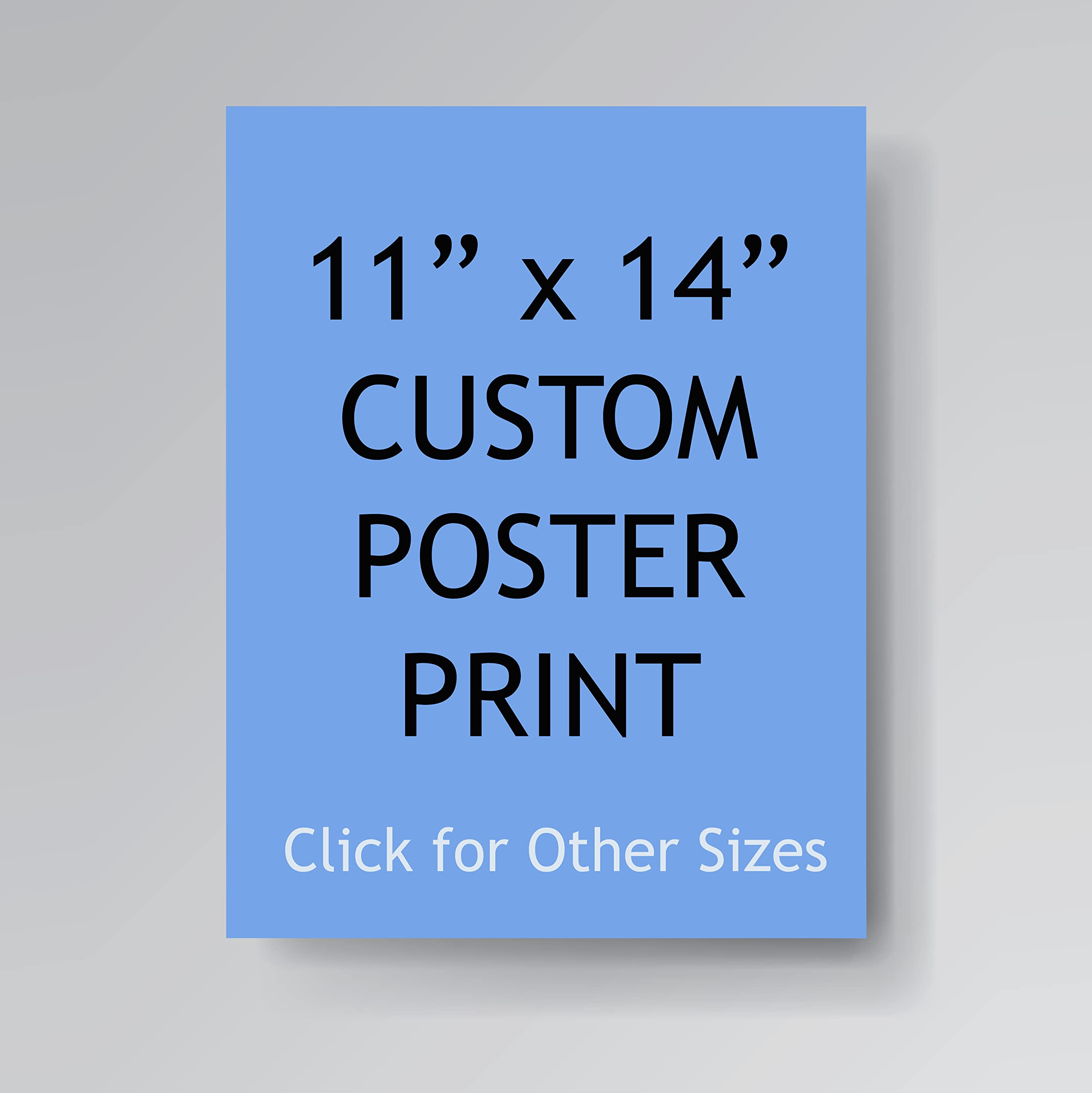 Pera Print - Upload Your Image Or Photo - Custom Personalized Photo To Poster Printing, Wall Art Prints (11 X 14 Inches)