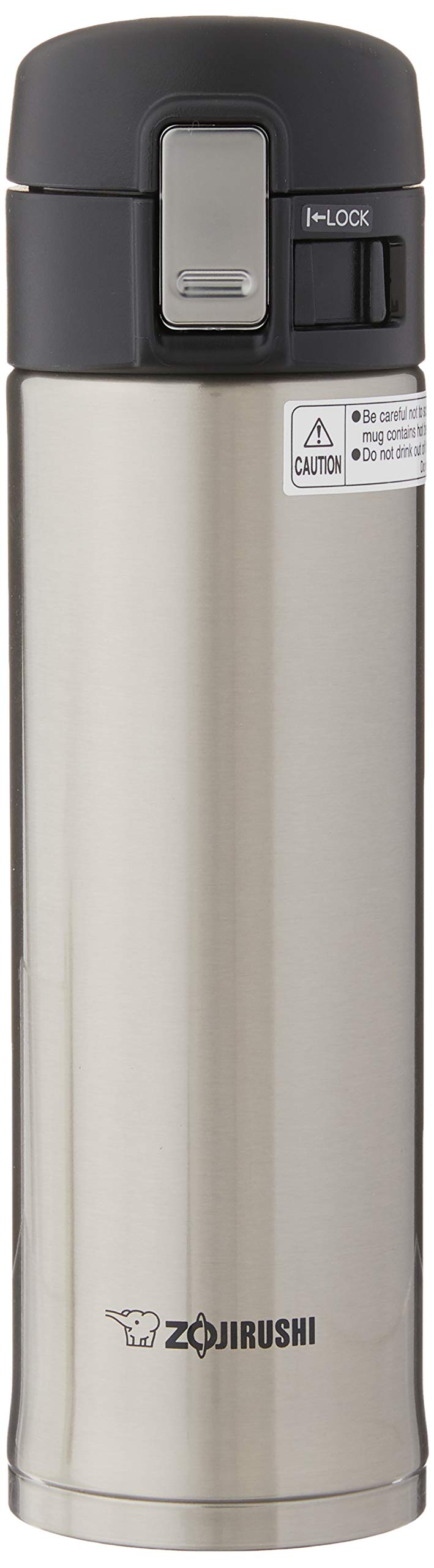 Zojirushi 0.36-Liter Stainless Steel Travel Mug, 12-Ounce, Silver