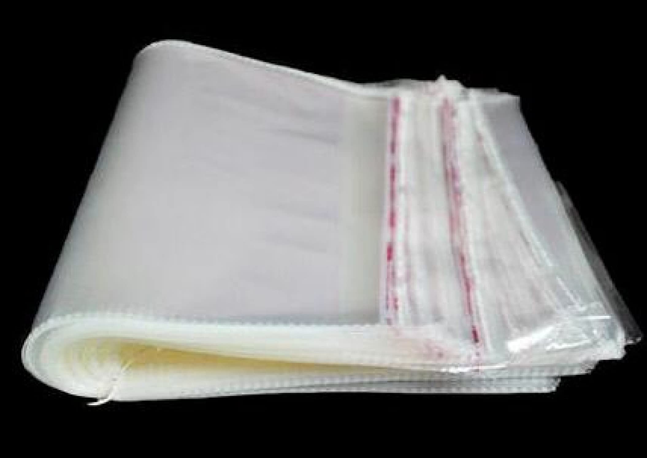Trupti Lifestyle RetailS Bopp Packing Bags For Dresses Saree Pants (Medium 12X16X2Ft, 25 Pcs, Transparent, Reusable, Resealable