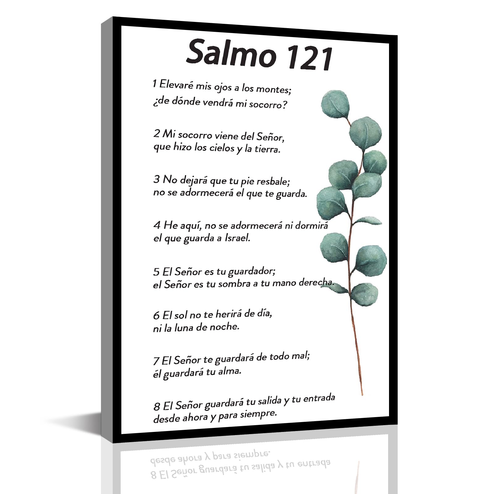 Bmotaso Salmo 121 En Espaol Para Pared Bible Verse Wall Art Scripture Biblical Psalm 121 Canvas Painting Christian Prayer Room O