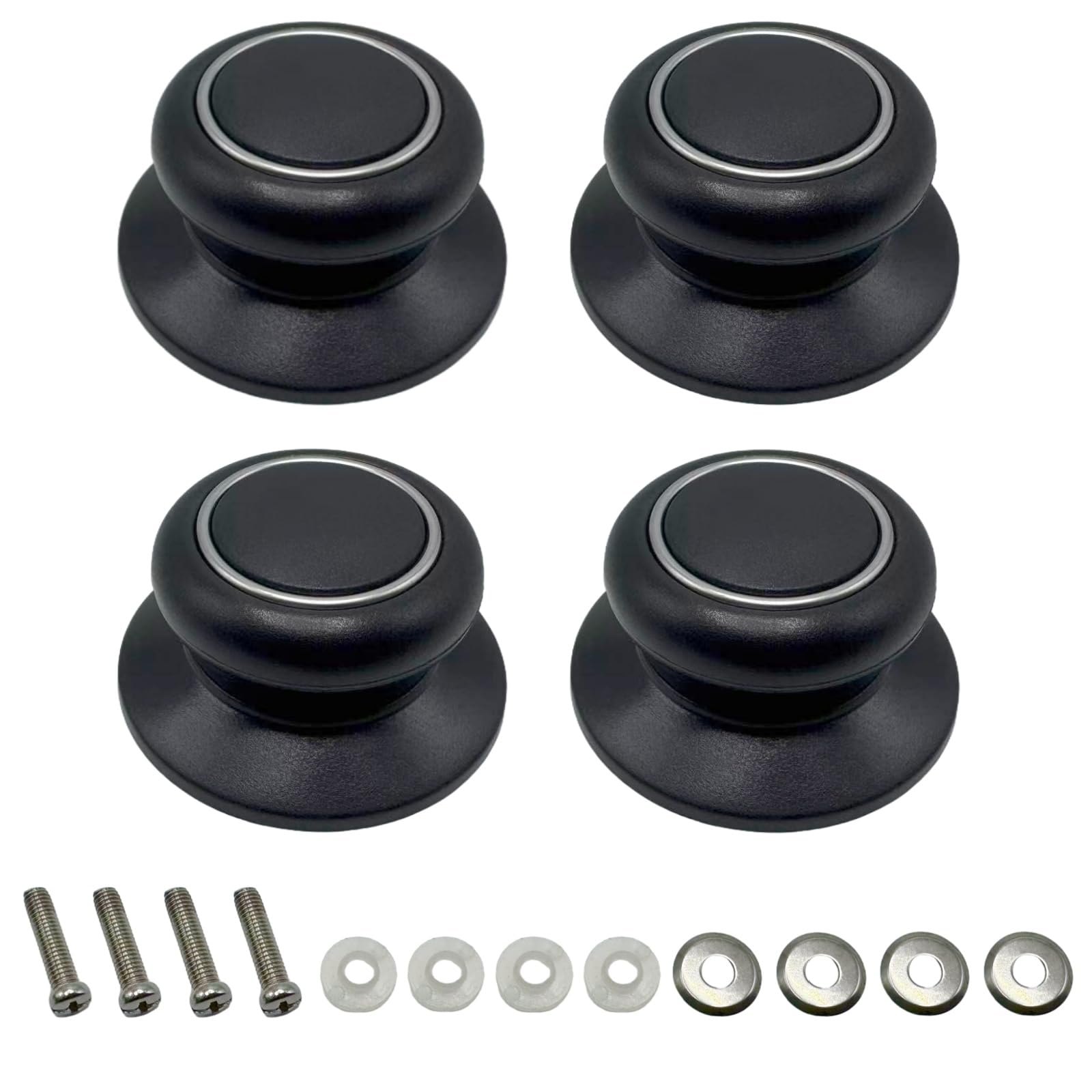 Universal Pot Lid Top Replacement Knob, 4 Pack