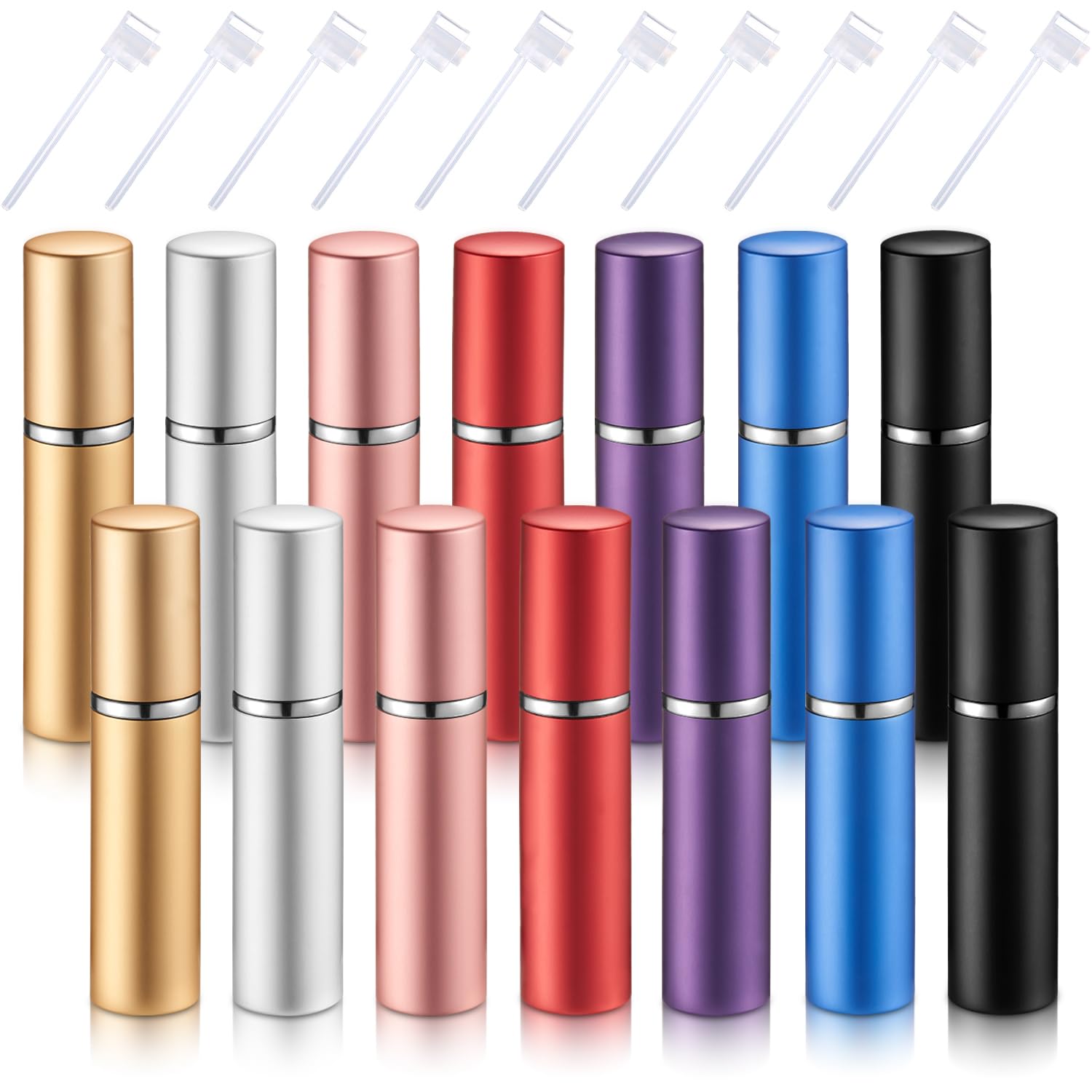 14 Pcs 10 Ml Travel Perfume Atomizer Mini Refillable Spray Perfume Bottle Portable Perfume Bottle With 10 Pcs Perfume Refill Pum