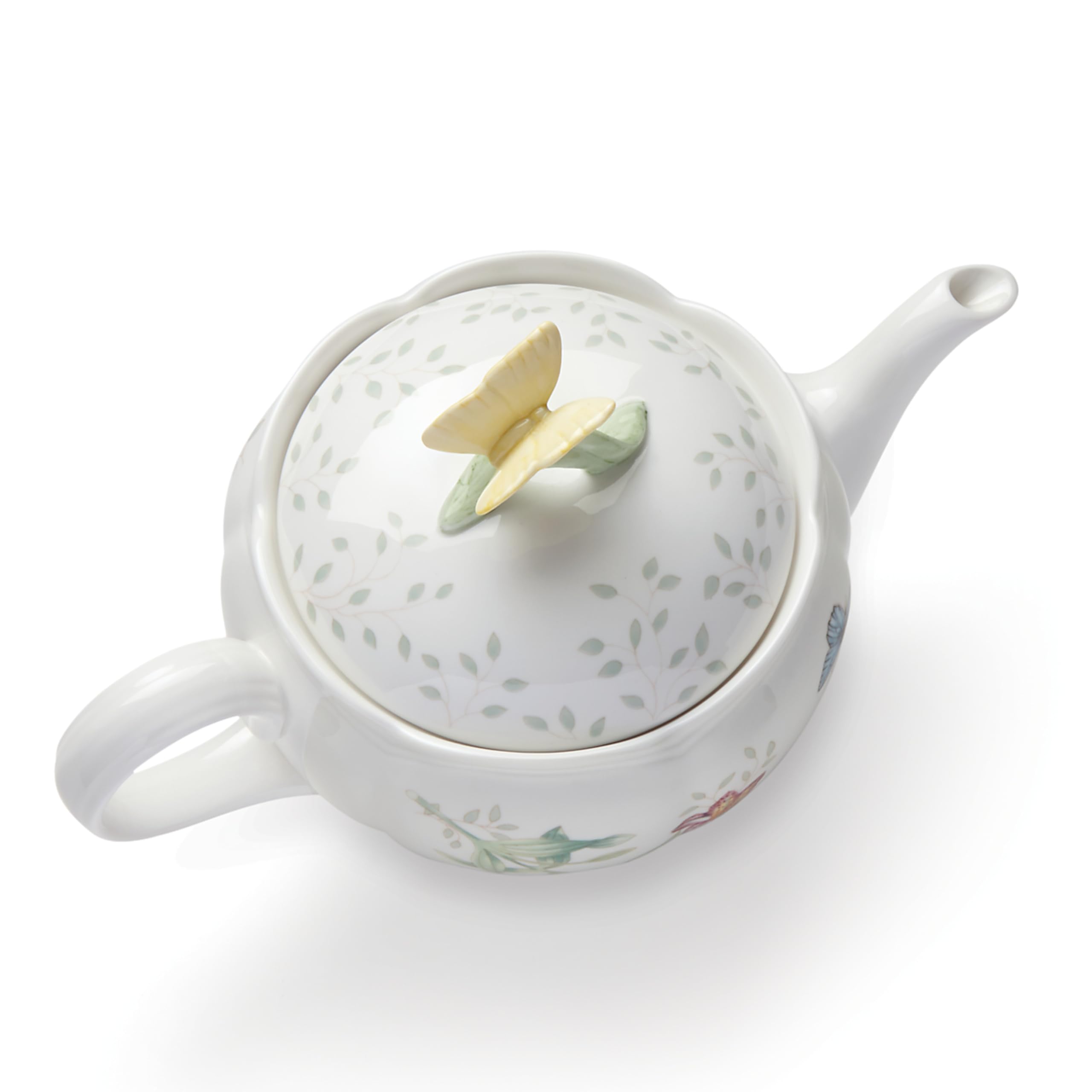 Lenox Butterfly Meadow Teapot, 2.8 Lb, Multi