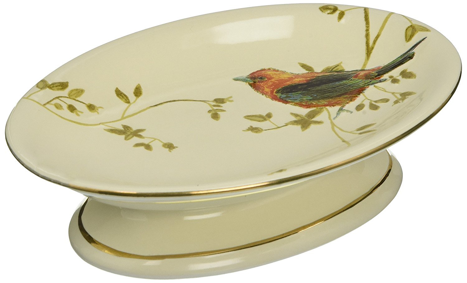 Avanti Linens Gilded Birds Soap Dish