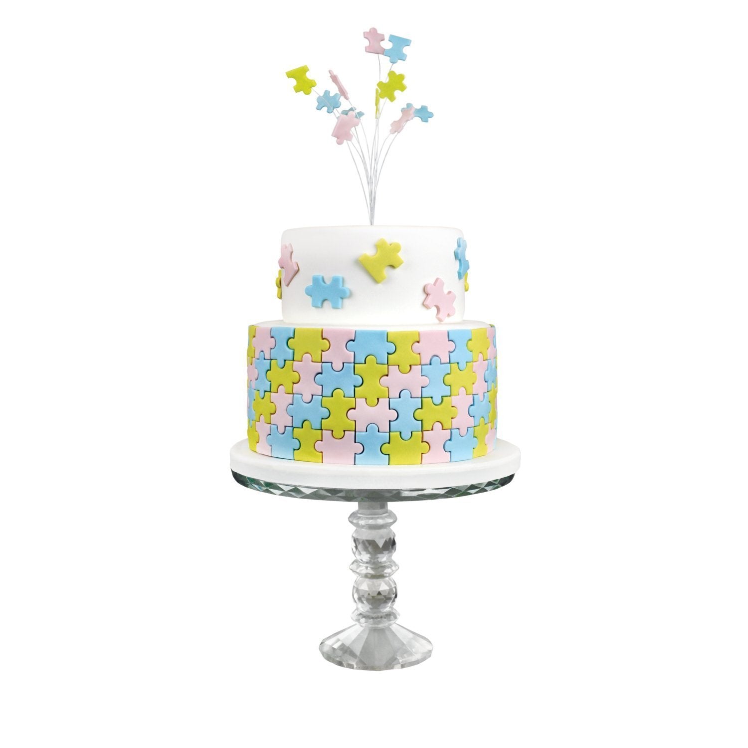 Pme Geometric Multicutter For Cake Design Puzzle, Small, Medium & Large Size, Set Of 3