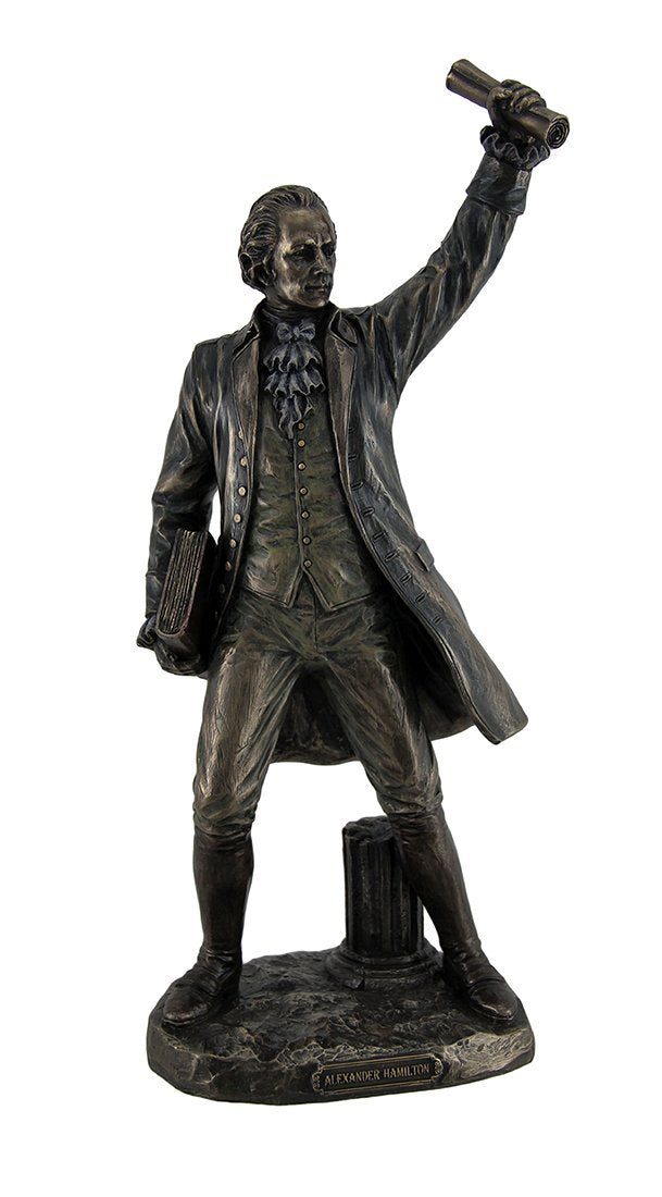 Veronese Design 13 Inch Tall Alexander Hamilton Founding Father Declaration of Independence American Gift and Collectible Cold C