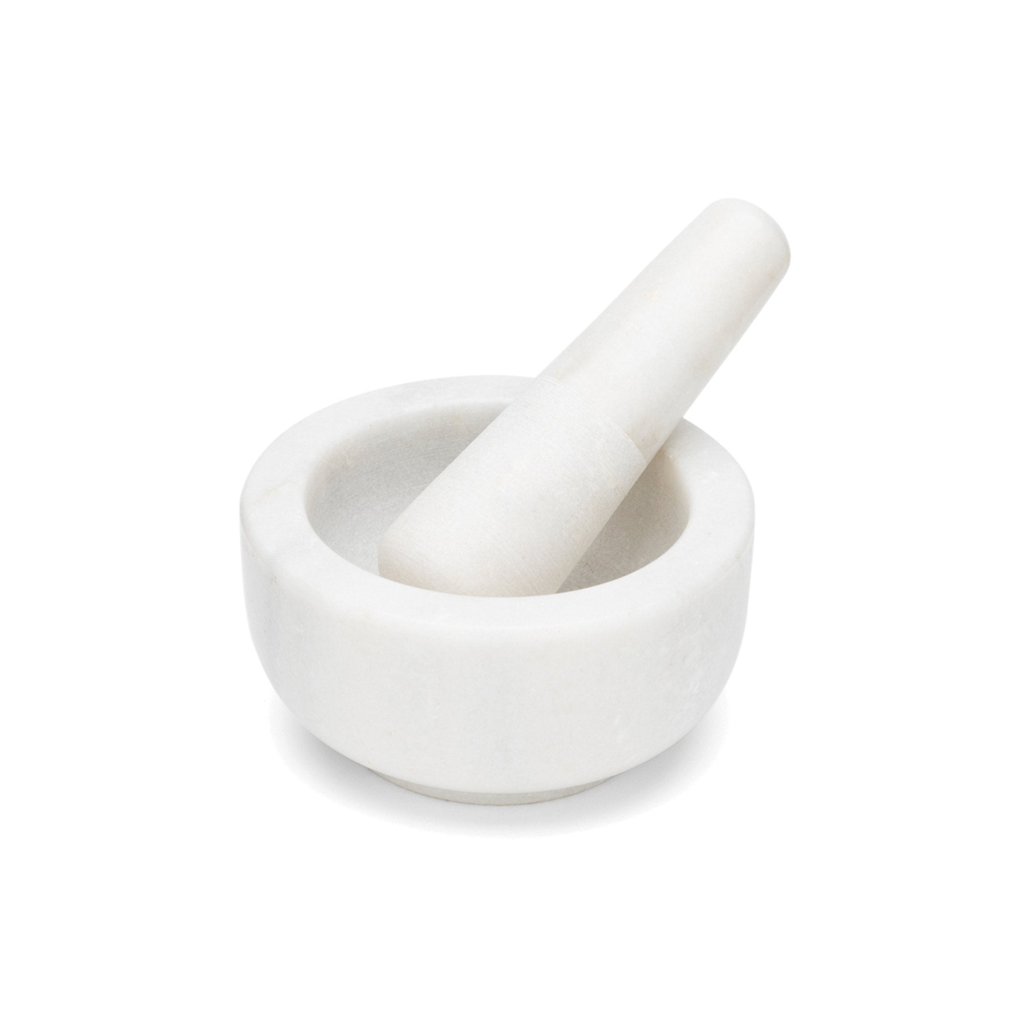 Fox Run Mortar And Pestle, Marble, White , 4.75''