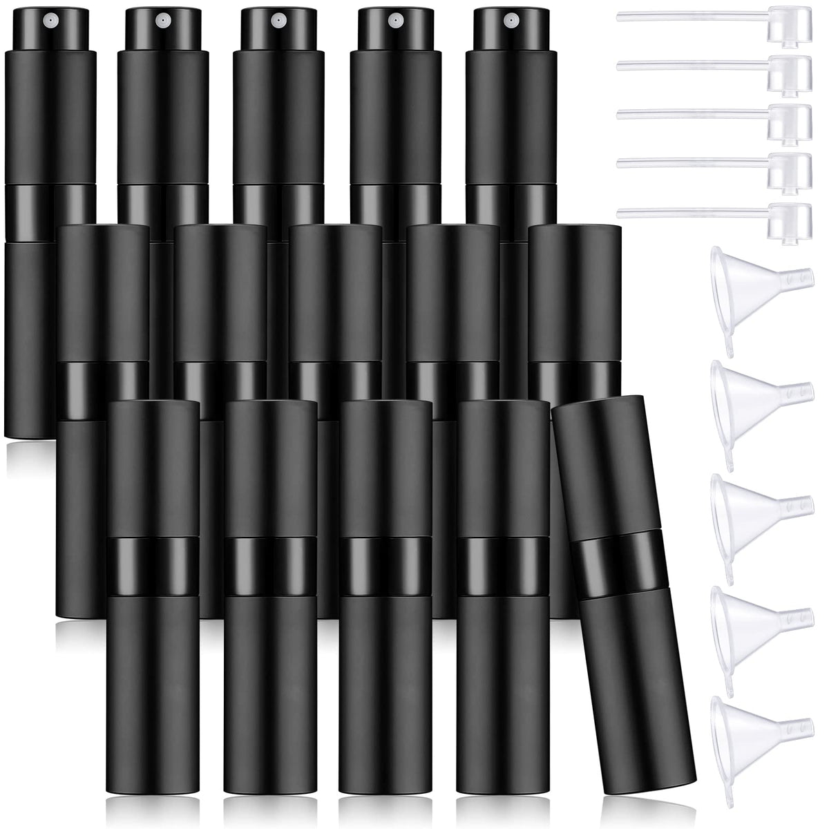 Remerry 15 Pcs 8 Ml Perfume Atomizer Refillable Small Perfume Spray Bottle Empty Travel Sprayer Portable Perfume Dispenser With
