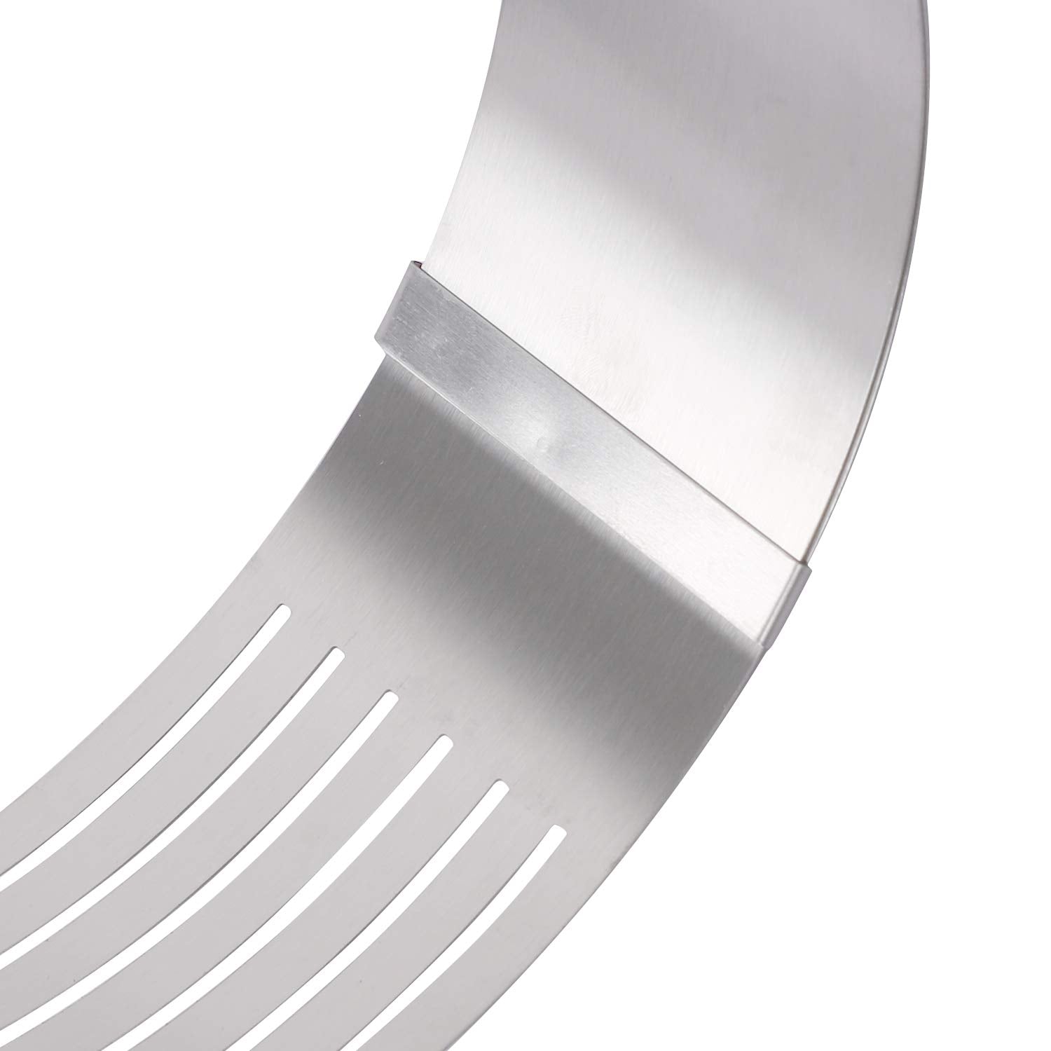 Keileoho Layer Cake Slicer Set, 2 Pcs Stainless Steel Adjustable 7 Layered Bread Cutter Ring With Respective Diameter Of 6-8 Inc