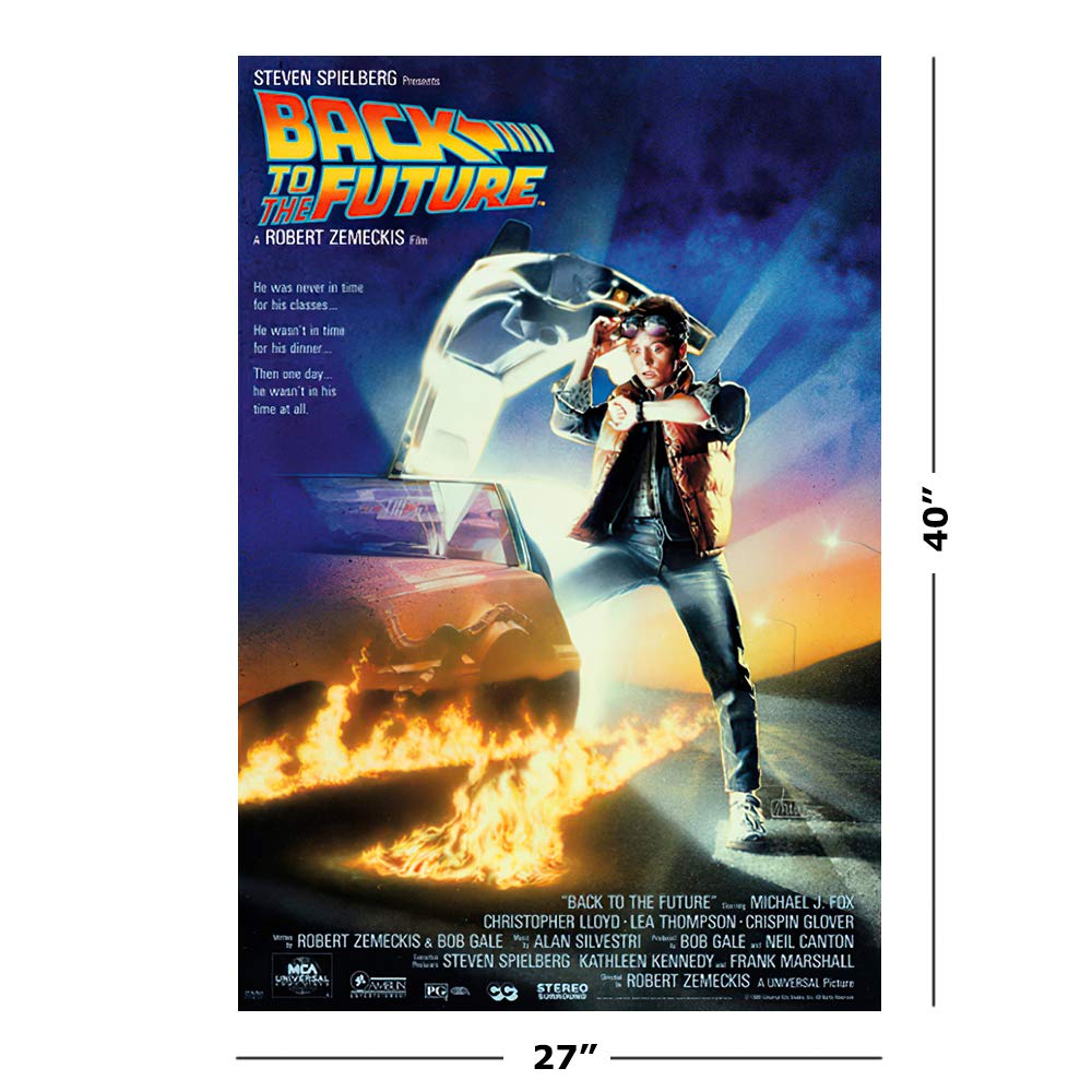 Poster Stop Online Back To The Future I, Ii, Iii - Movie Poster Set (3 Full Size Movie Posters) (Size 27'' X 40'' Each)