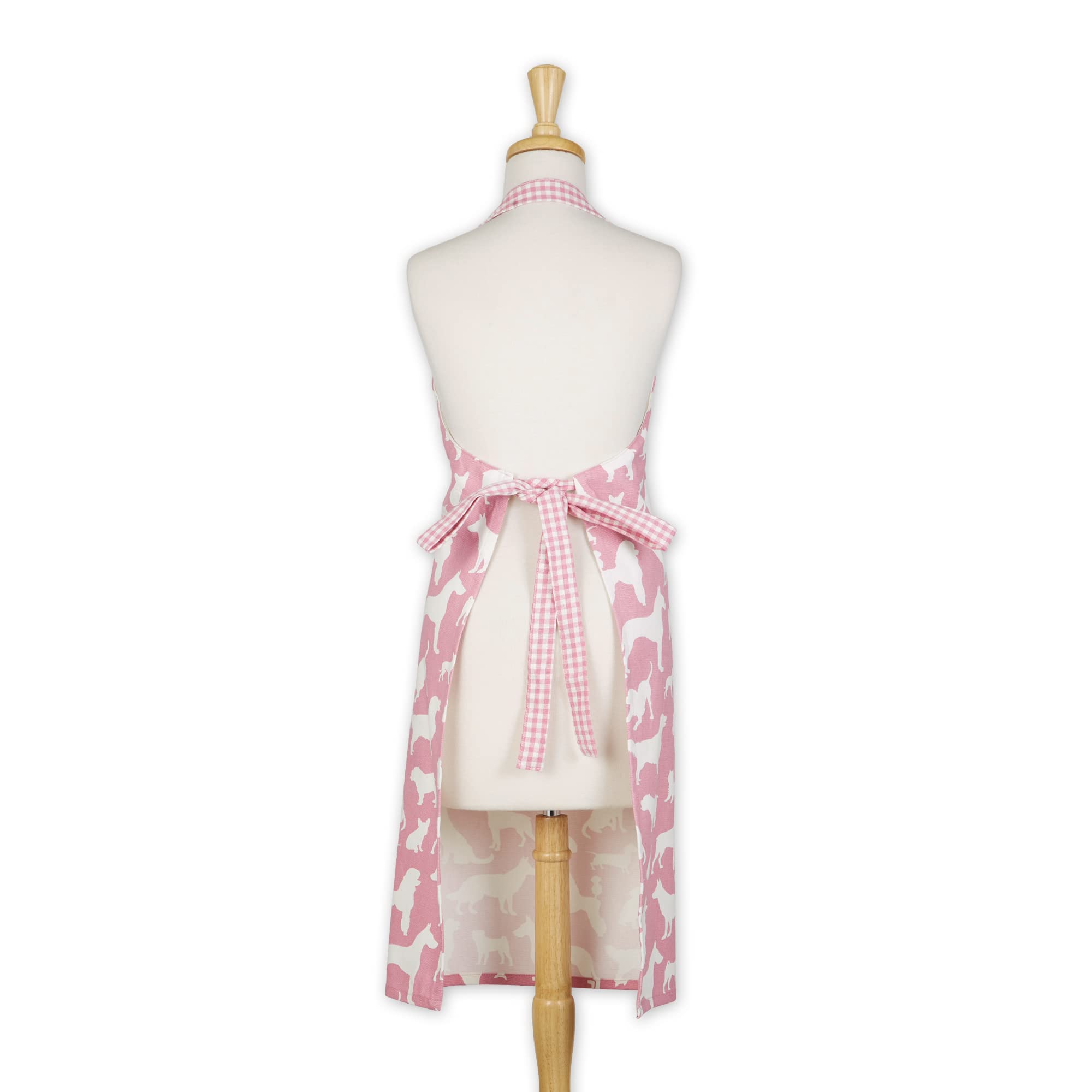Dii Everyday Pets Kitchen Collection Chef Apron, Large Pockets & Adjustable, 35X28, Rose Dog Print