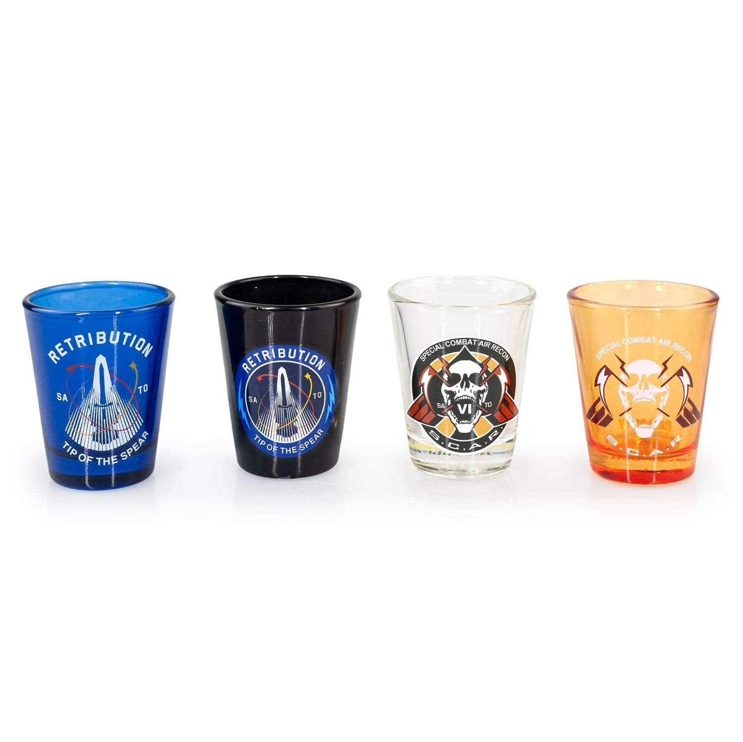 Exclusive Call Of Duty: Infinite Warfare Shot Glasses | Set Of 4 | 2 Fl Oz.