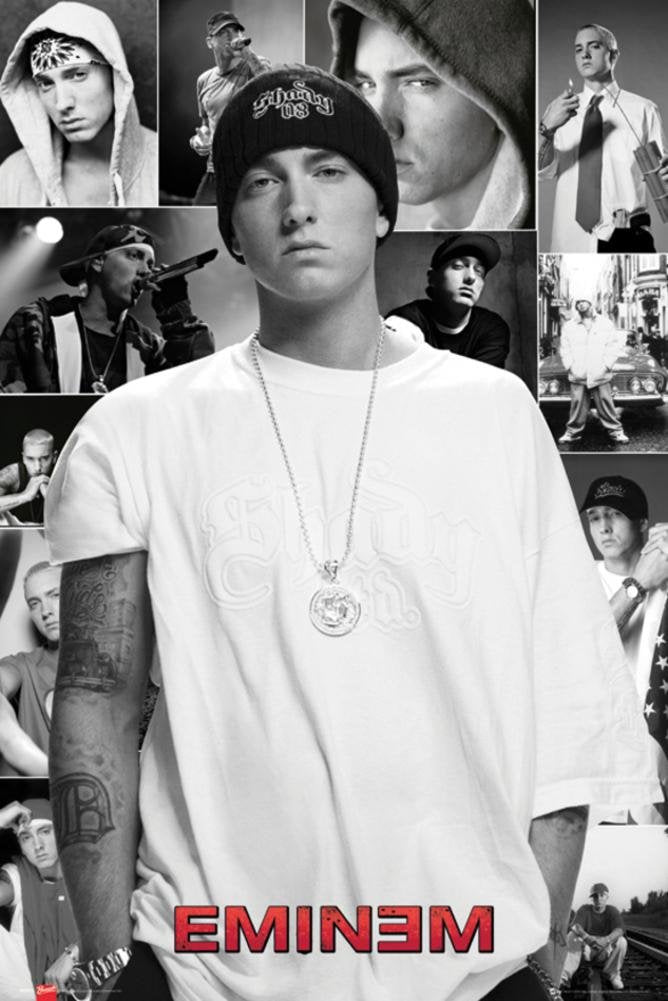 Eminem Collage Poster 36 X 24 Inches