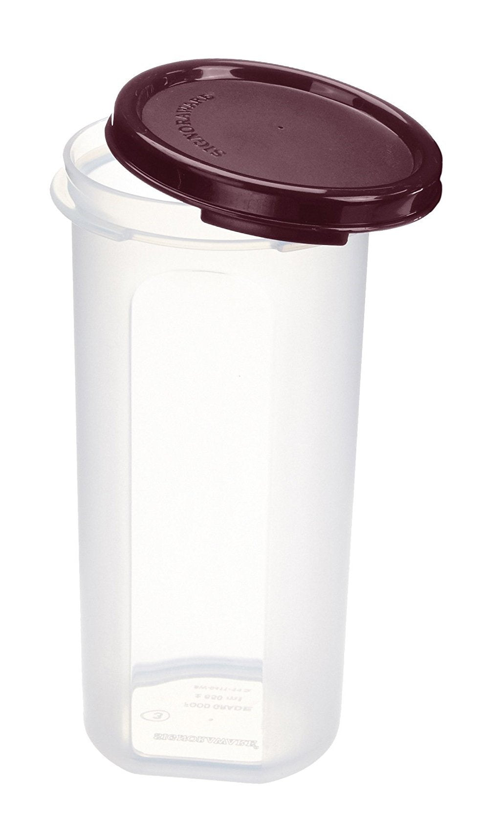 Signoraware Modular Round Container, 650Ml, Set Of 1, Maroon