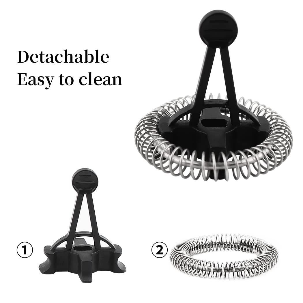 Veterger 2-in-1 Frother Whisk for Keurig K-Latte, Black, Model K1011, Plastic, 1.3*1.3*1.4 inches