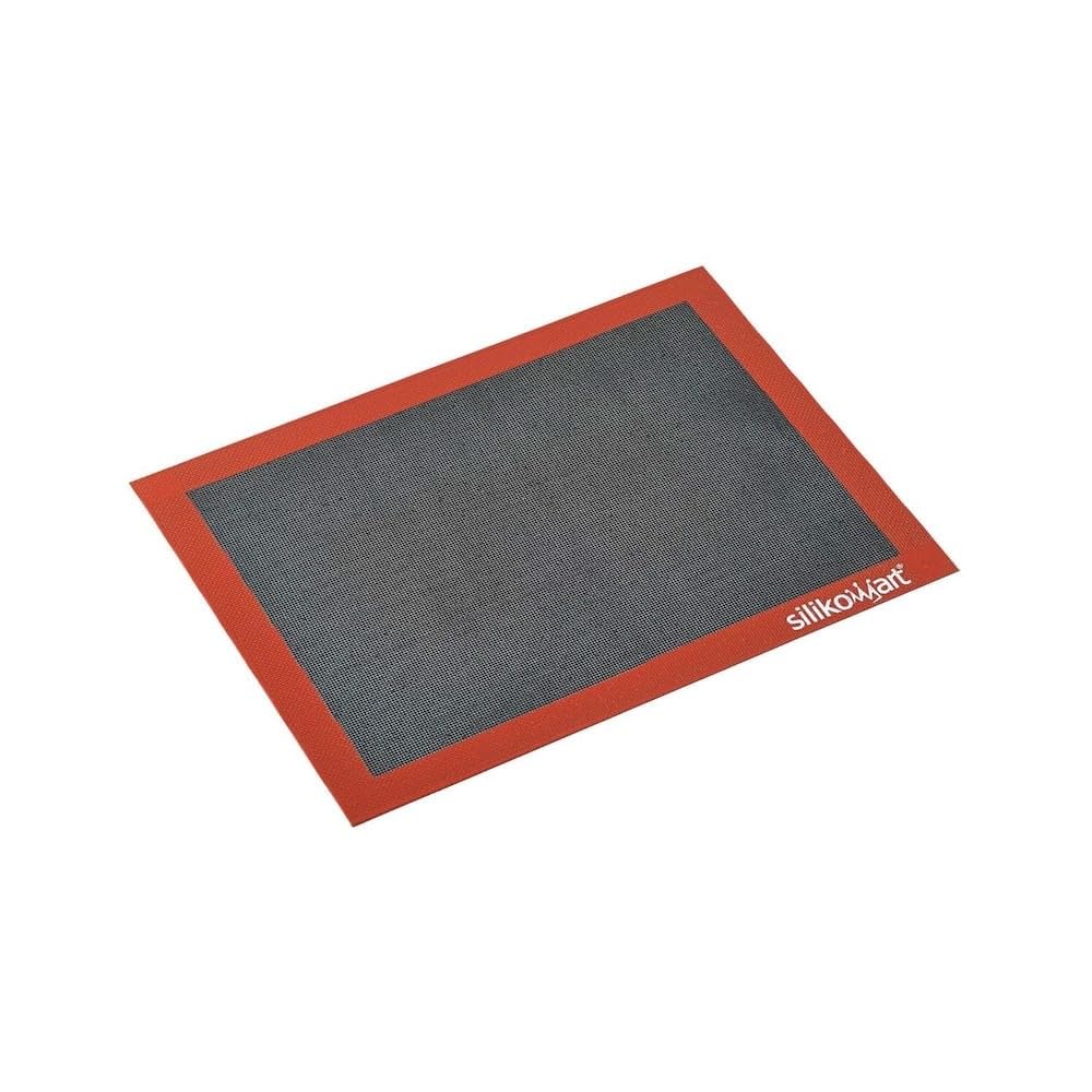 silikomart 70.109.99.0065 Mat Air Mat, Silicone, Red Brick/Black, 40 x 30 cm