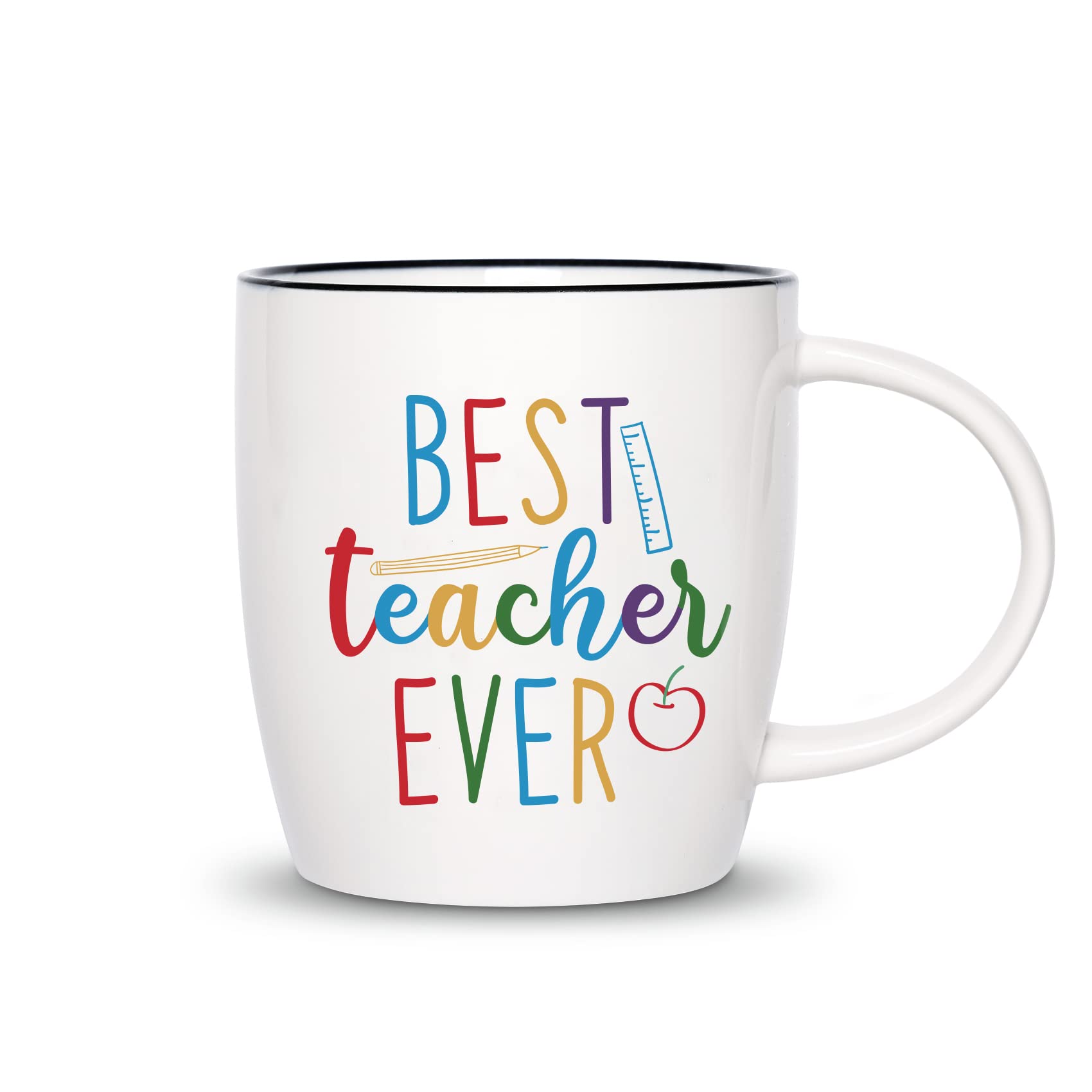 Caraknots Teacher Appreciation Gifts Best Teacher Ever Coffee Mug Teacher Gifts For Women Men Graduation End Of Year Thank You C